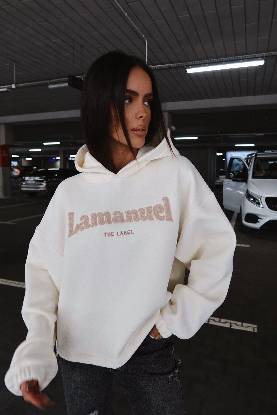 Sweatshirt FLUFFY La Manuel ecru