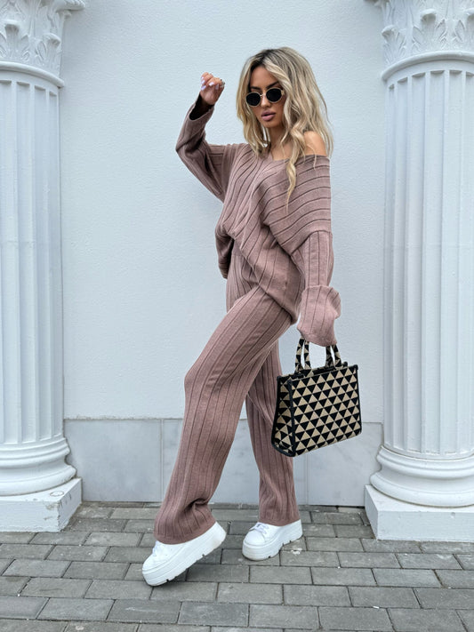 Zweiteiler CANDICE – mokka
