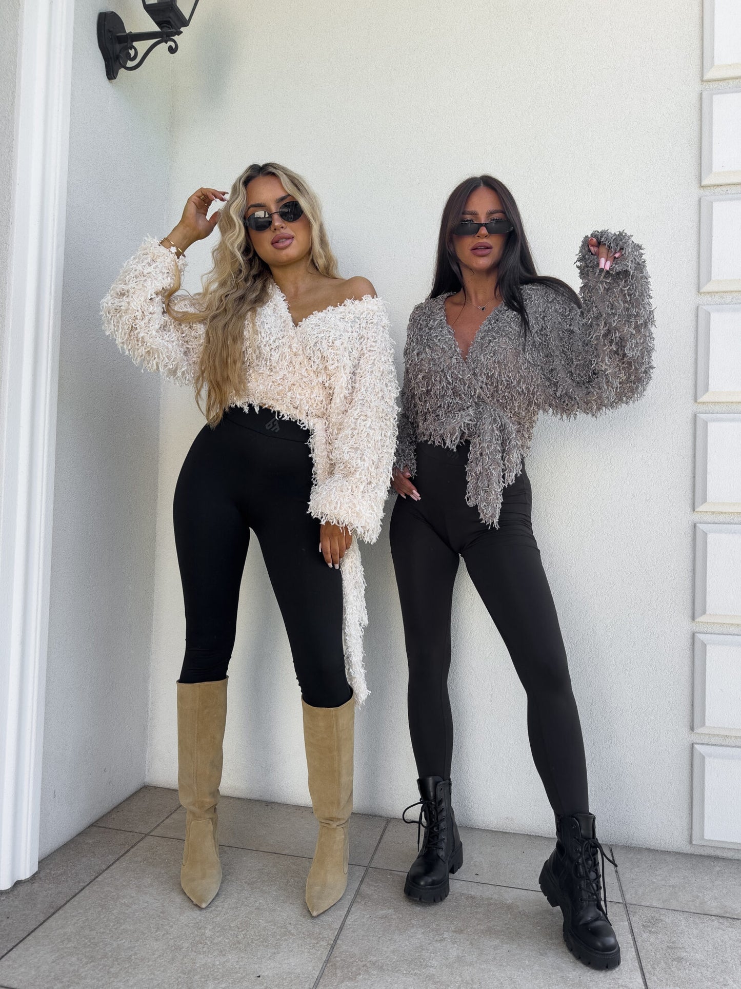 Jacke KAIRA FEDER – GRAU