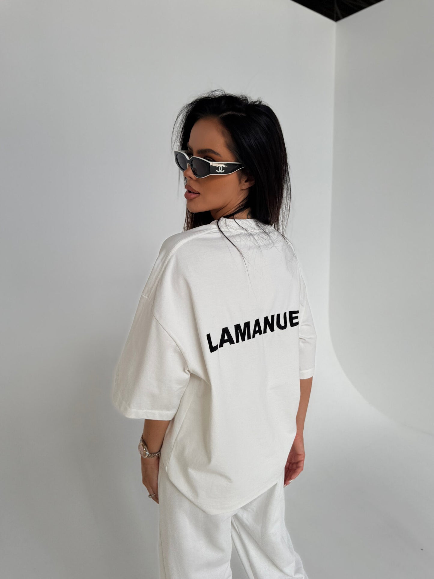 T- Shirt Damen UNISEX off- white