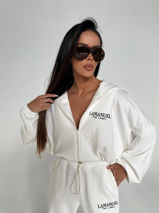 Sweatshirt BASIC ecru