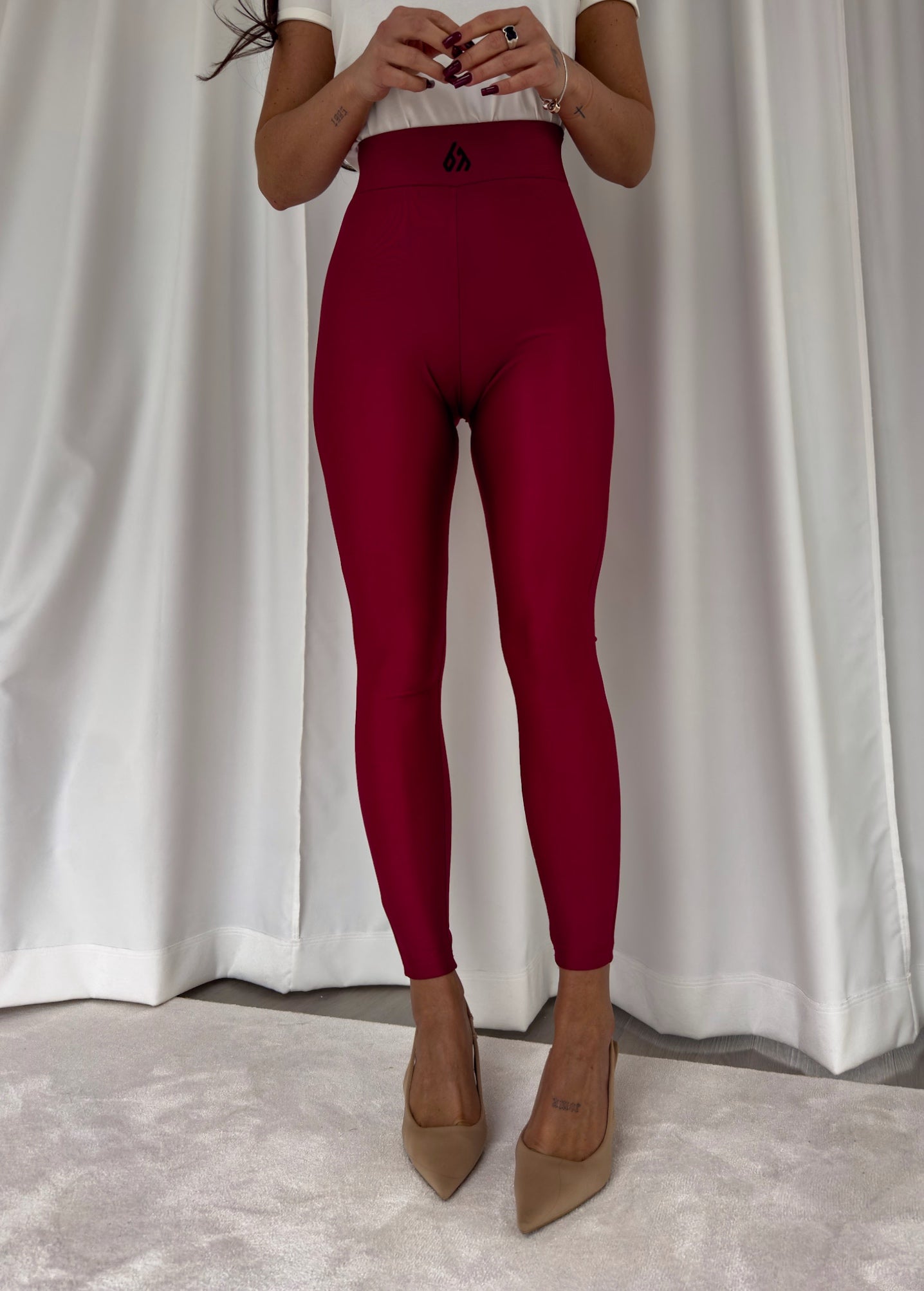 Leggings GYM - Bordeaux