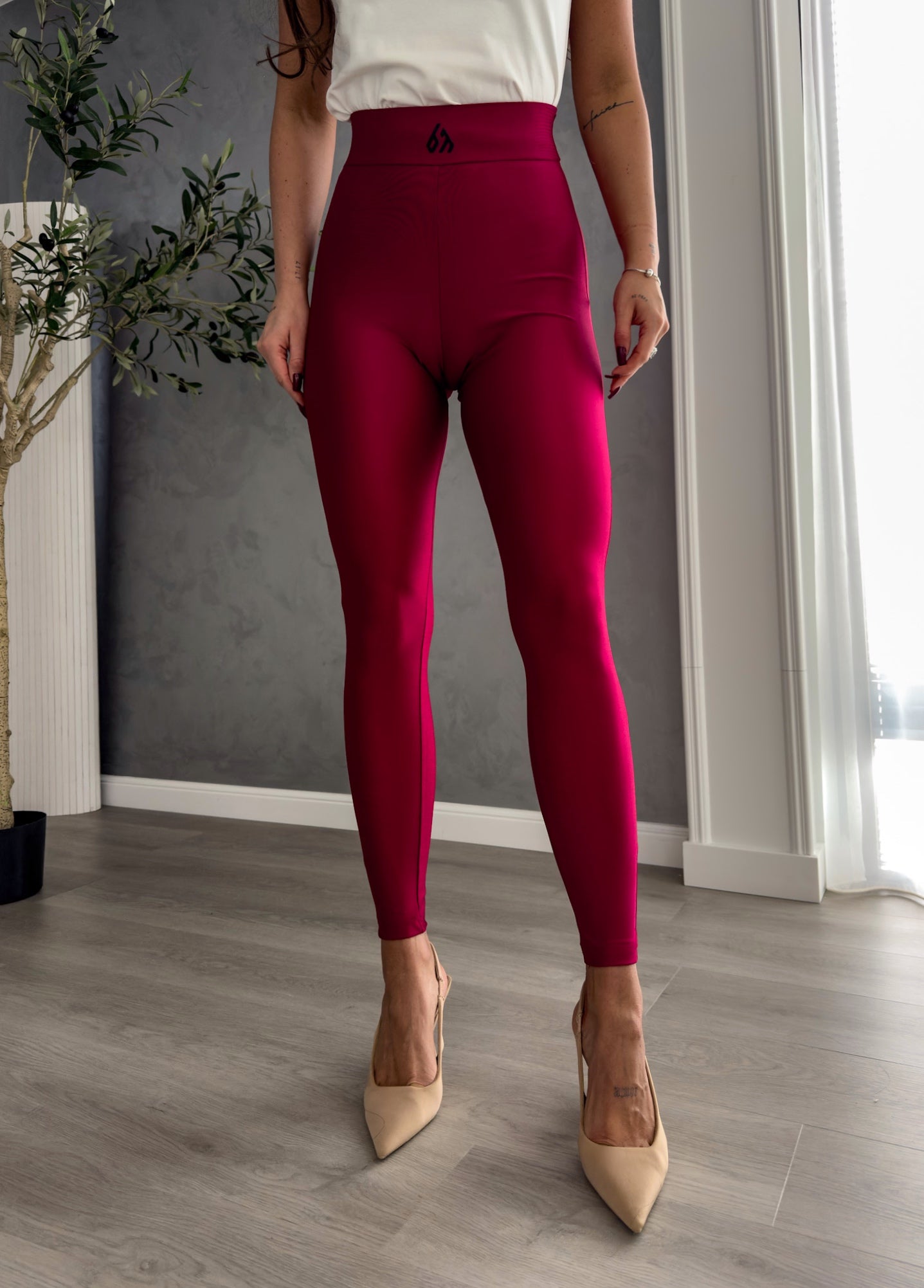 Leggings GYM - Bordeaux