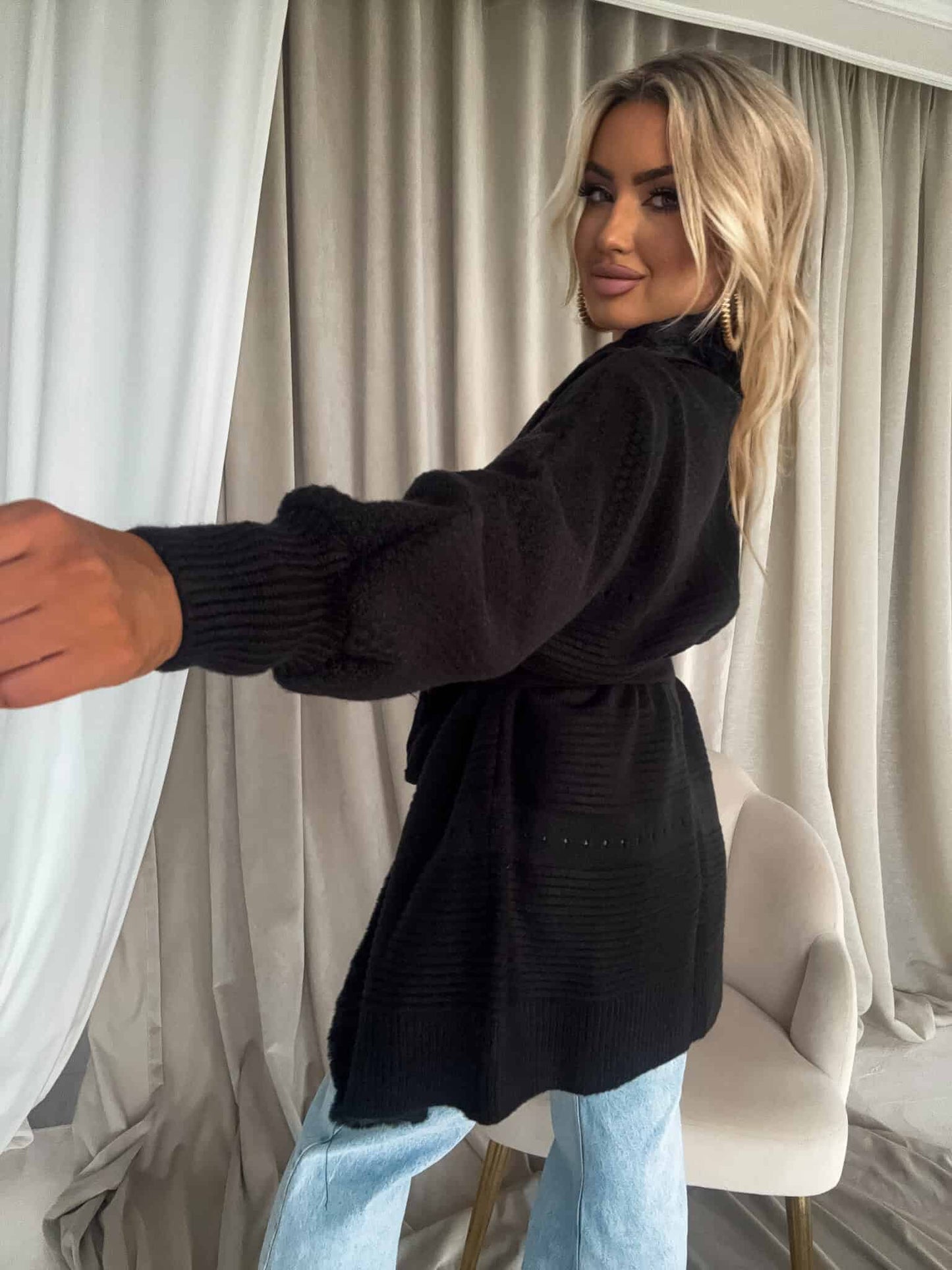 Strickjacke DREAM - Schwarz