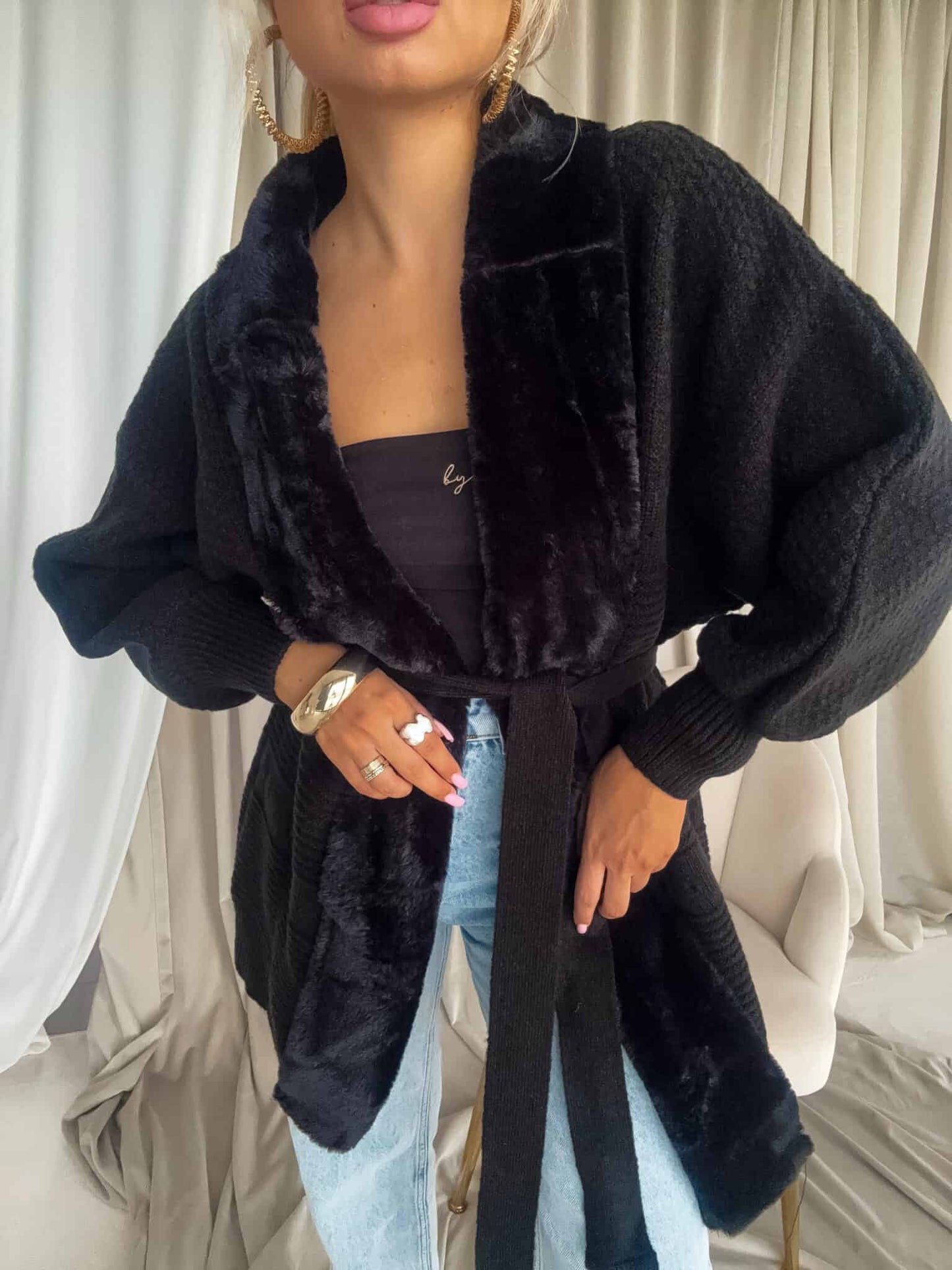 Strickjacke DREAM - Schwarz