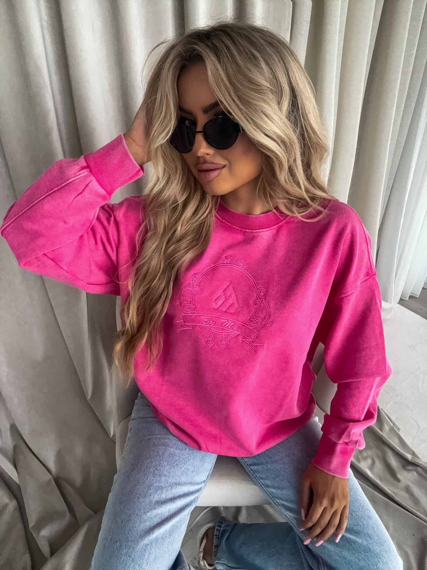 Sweatshirt QUEEN - rosa