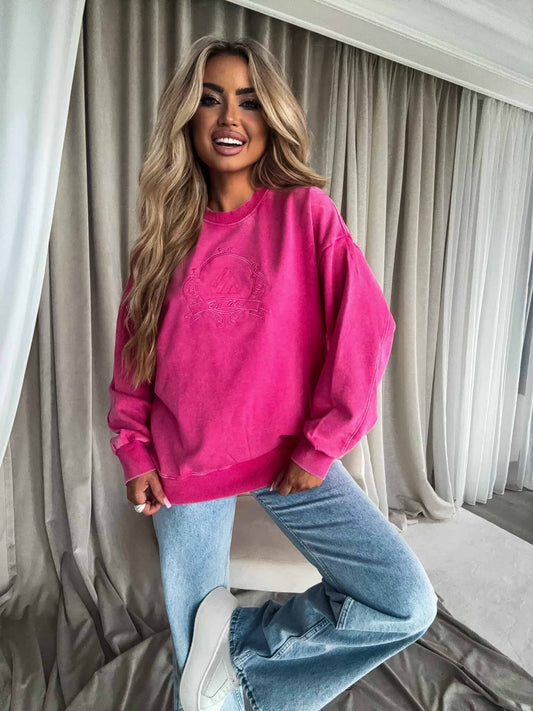 Sweatshirt QUEEN - rosa