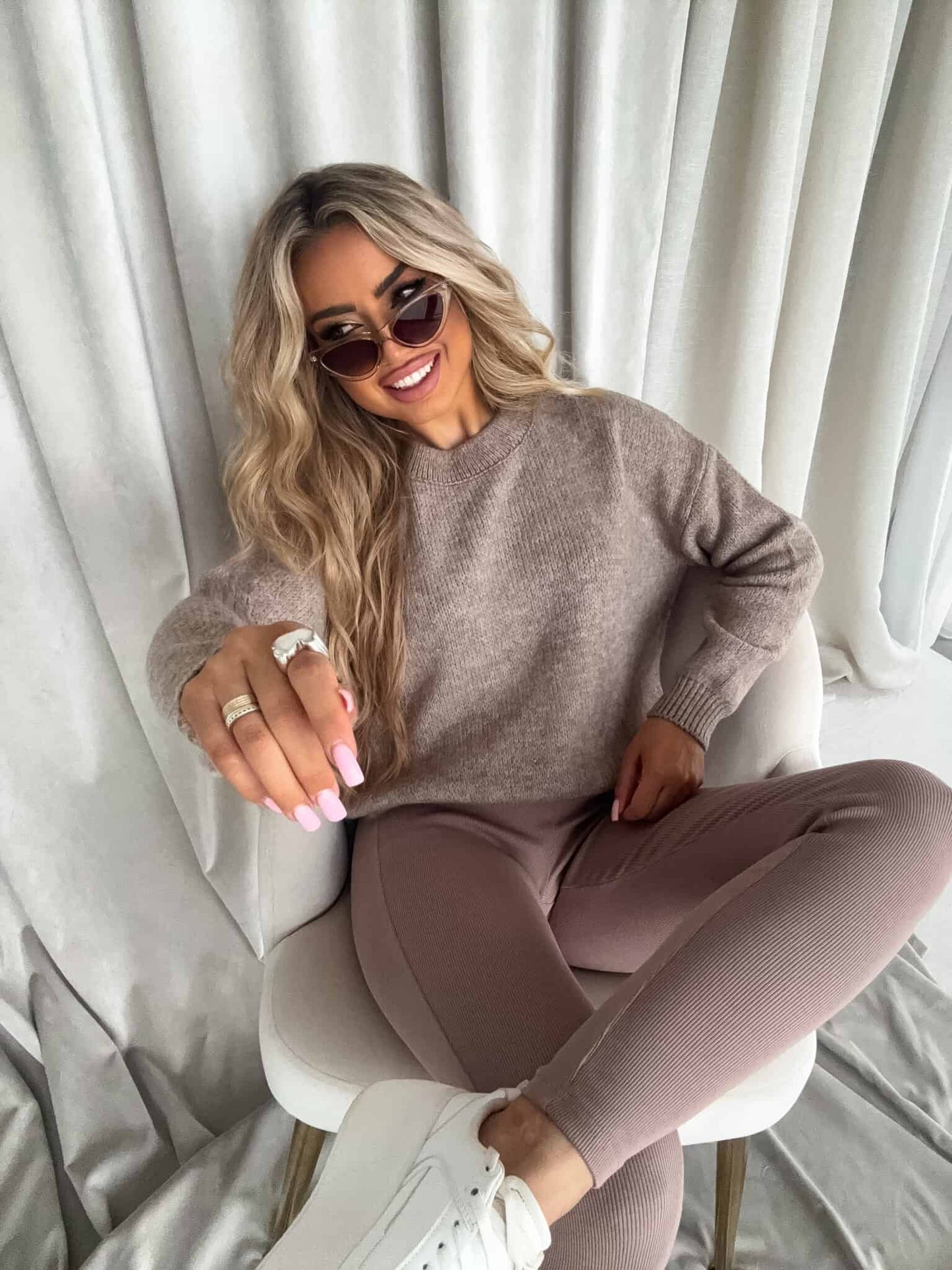 Pullover NERYS – mokka