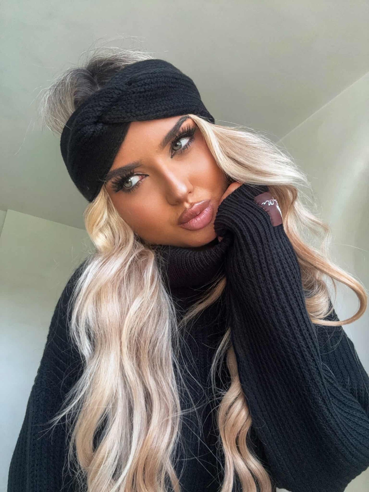 Rollkragenpullover LAVER - Schwarz