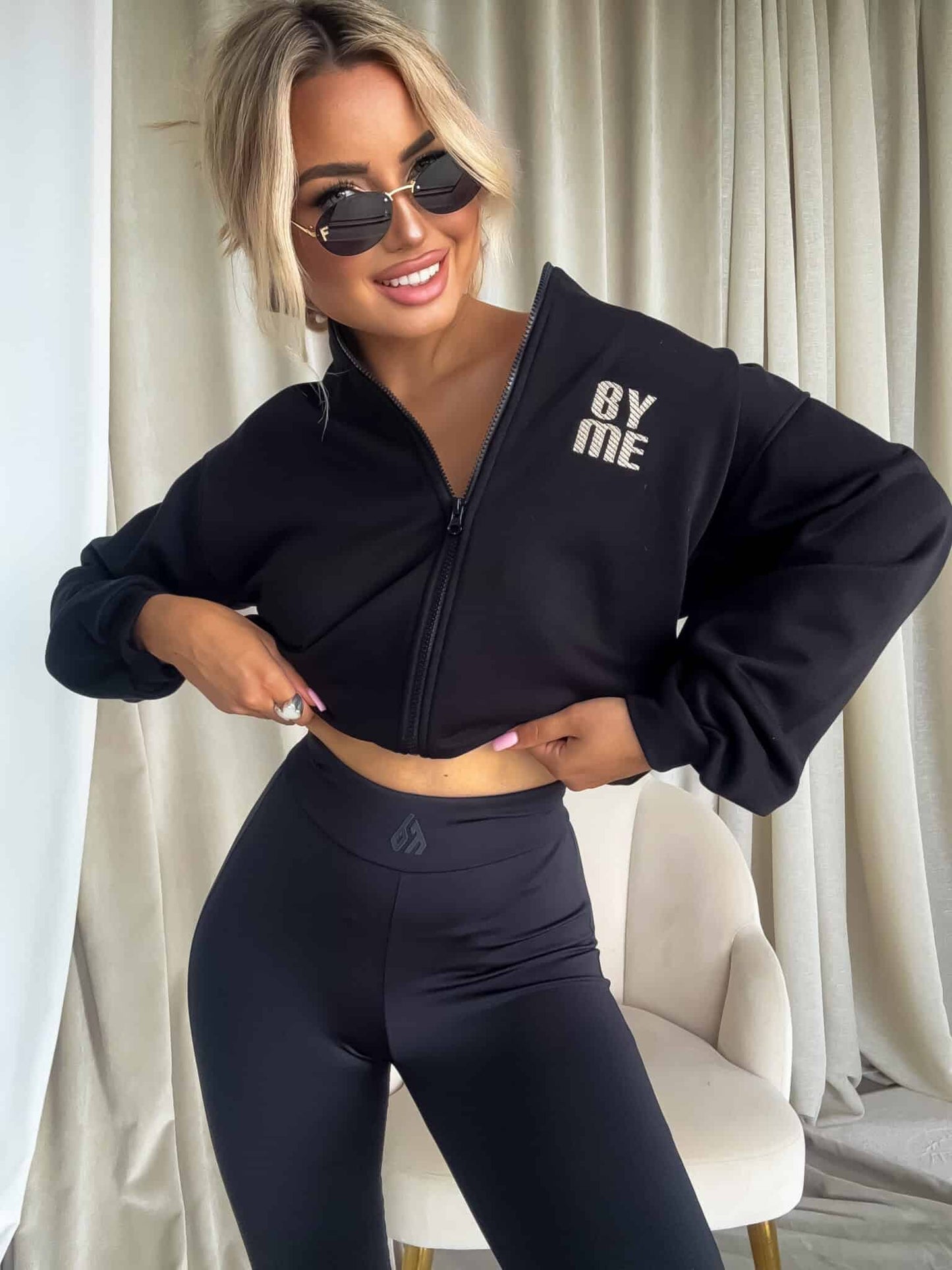 Sweatshirt MIMI - Schwarz