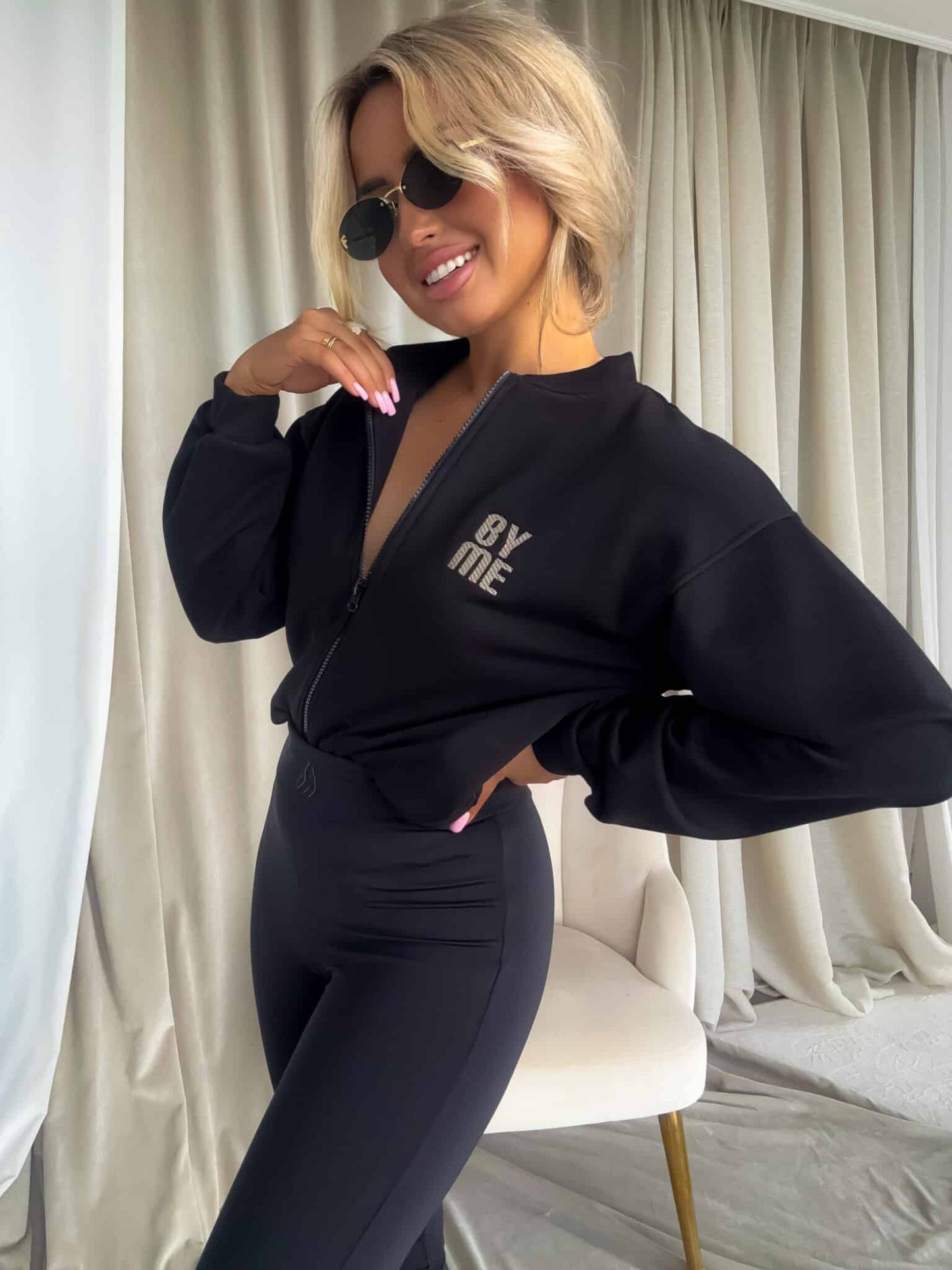 Sweatshirt MIMI - Schwarz