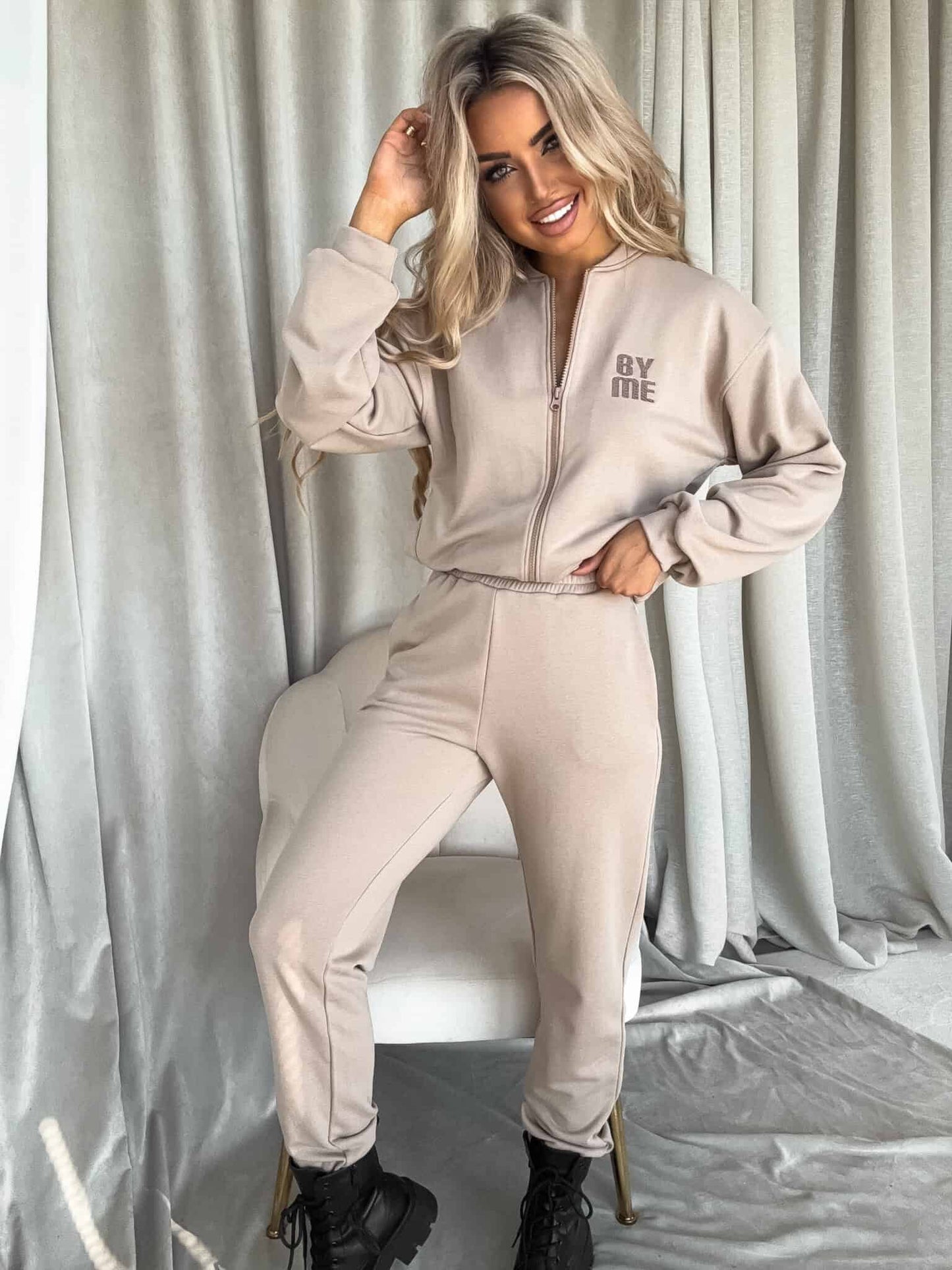 Sweatshirt MIMI - hellbeige