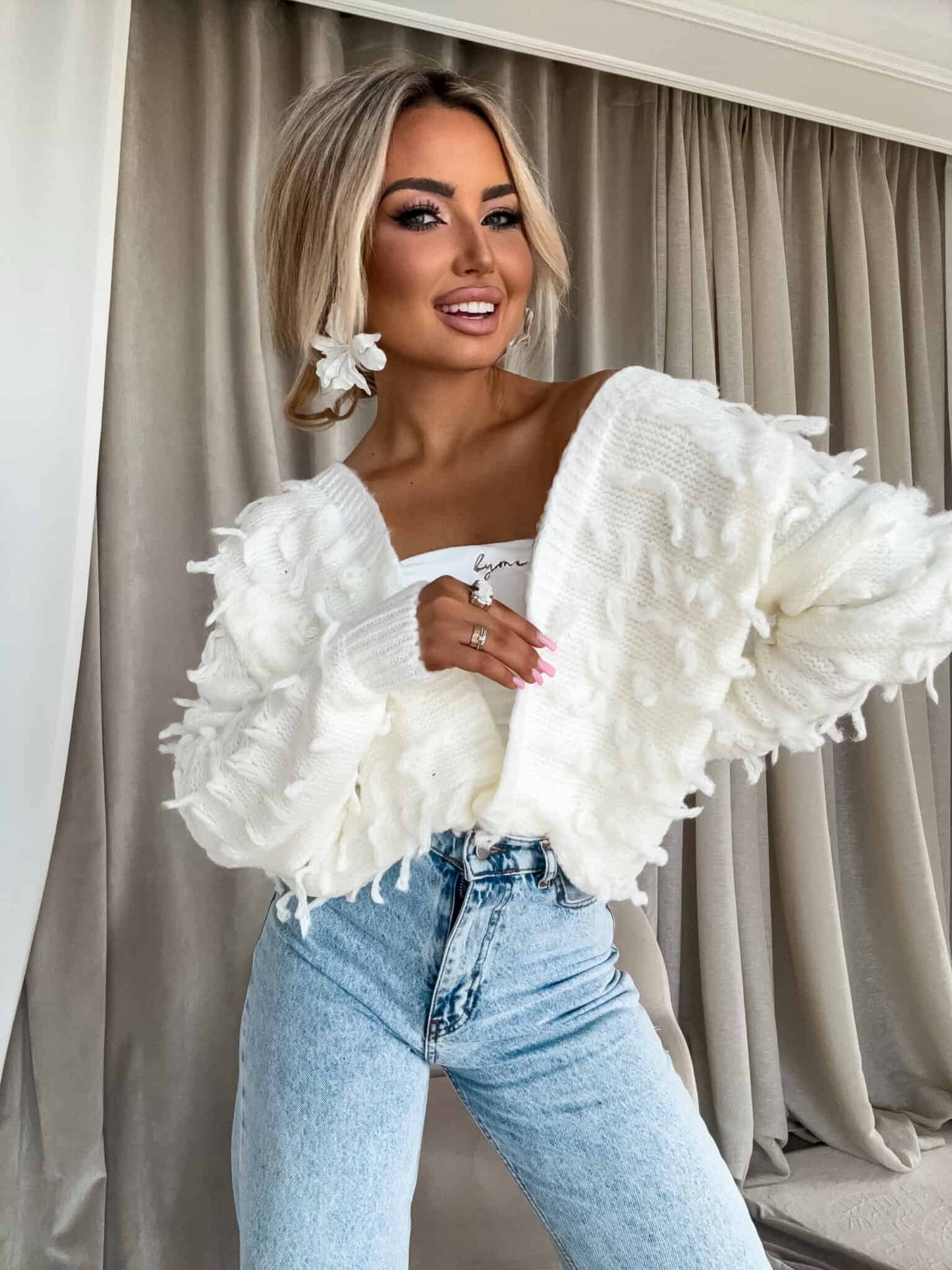 Pullover LIZZY – ecru