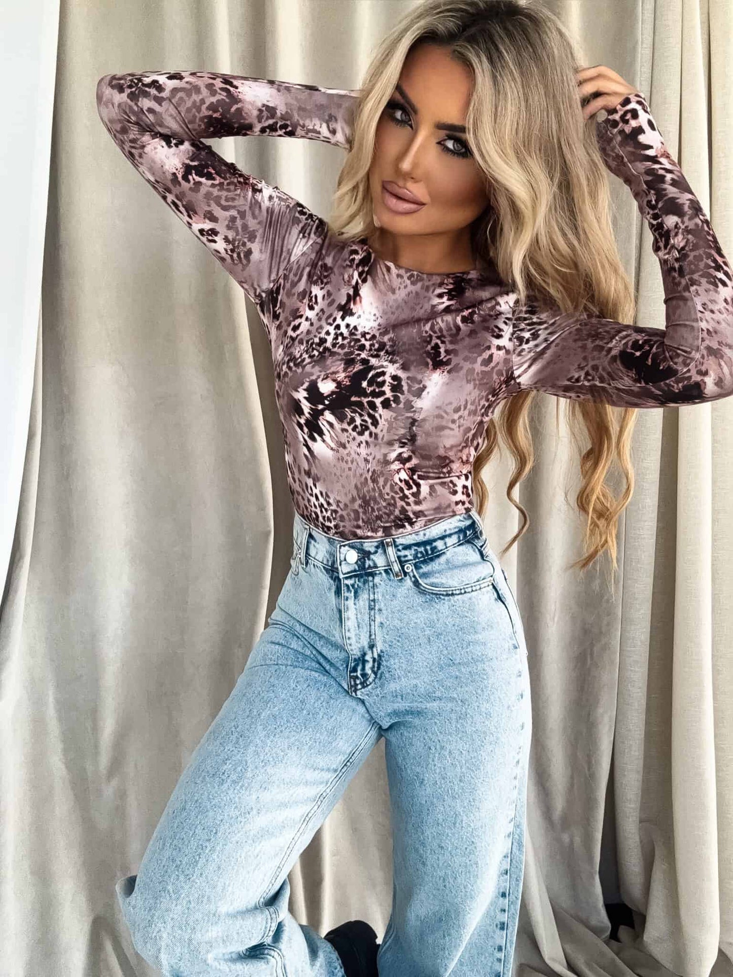 Damenbluse LINDA - Lampart