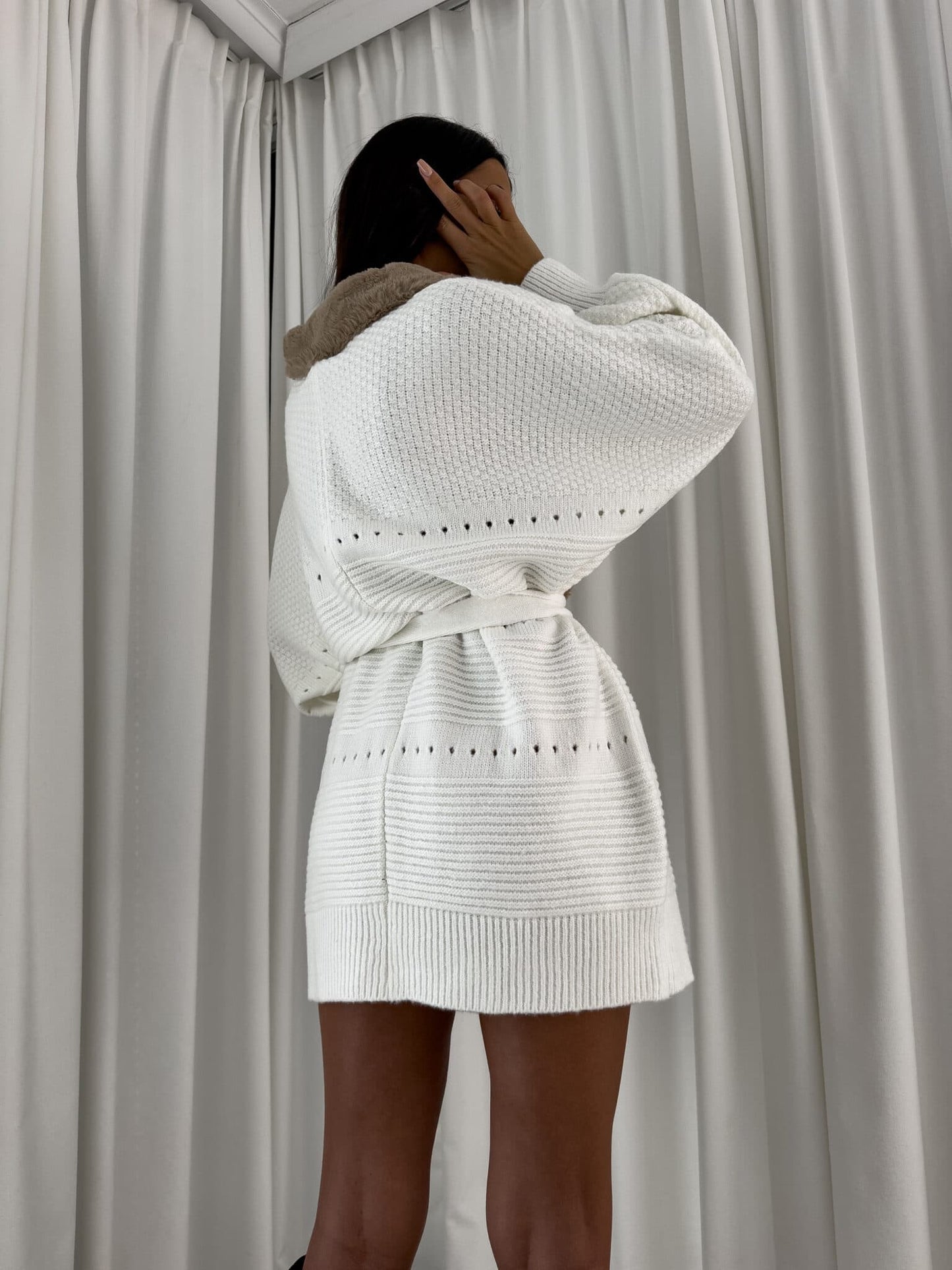 Strickjacke DREAM - ecru