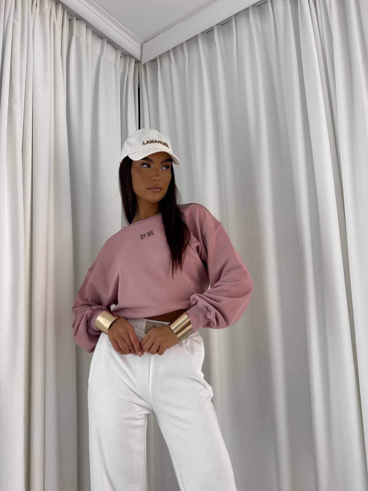 Sweatshirt COTTON - altrosa