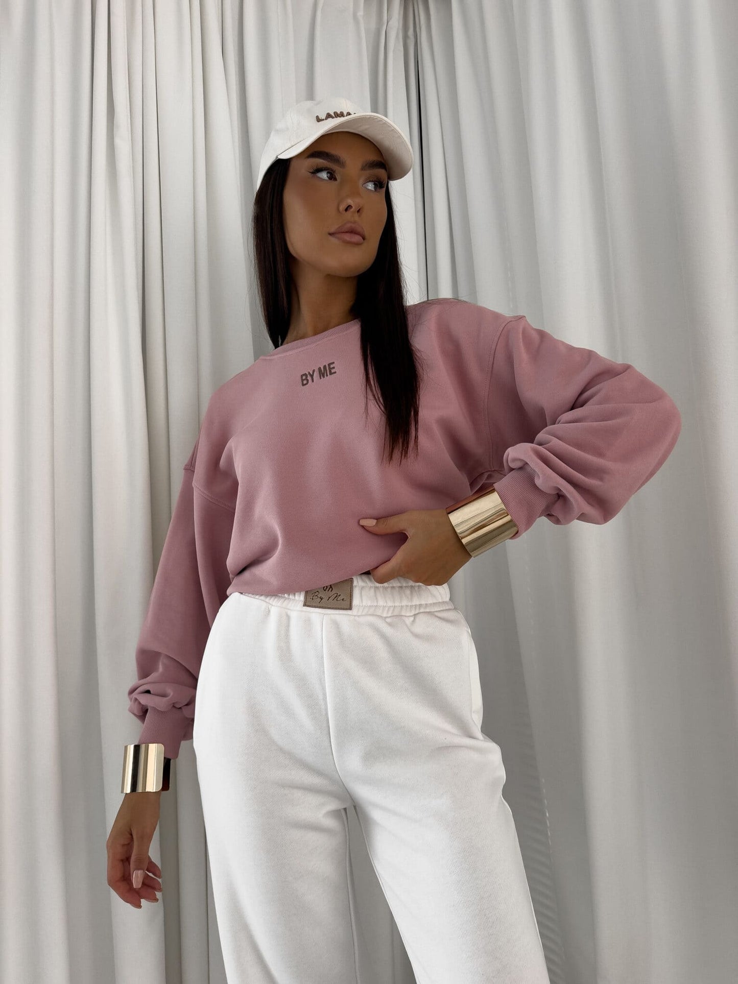 Sweatshirt COTTON - altrosa