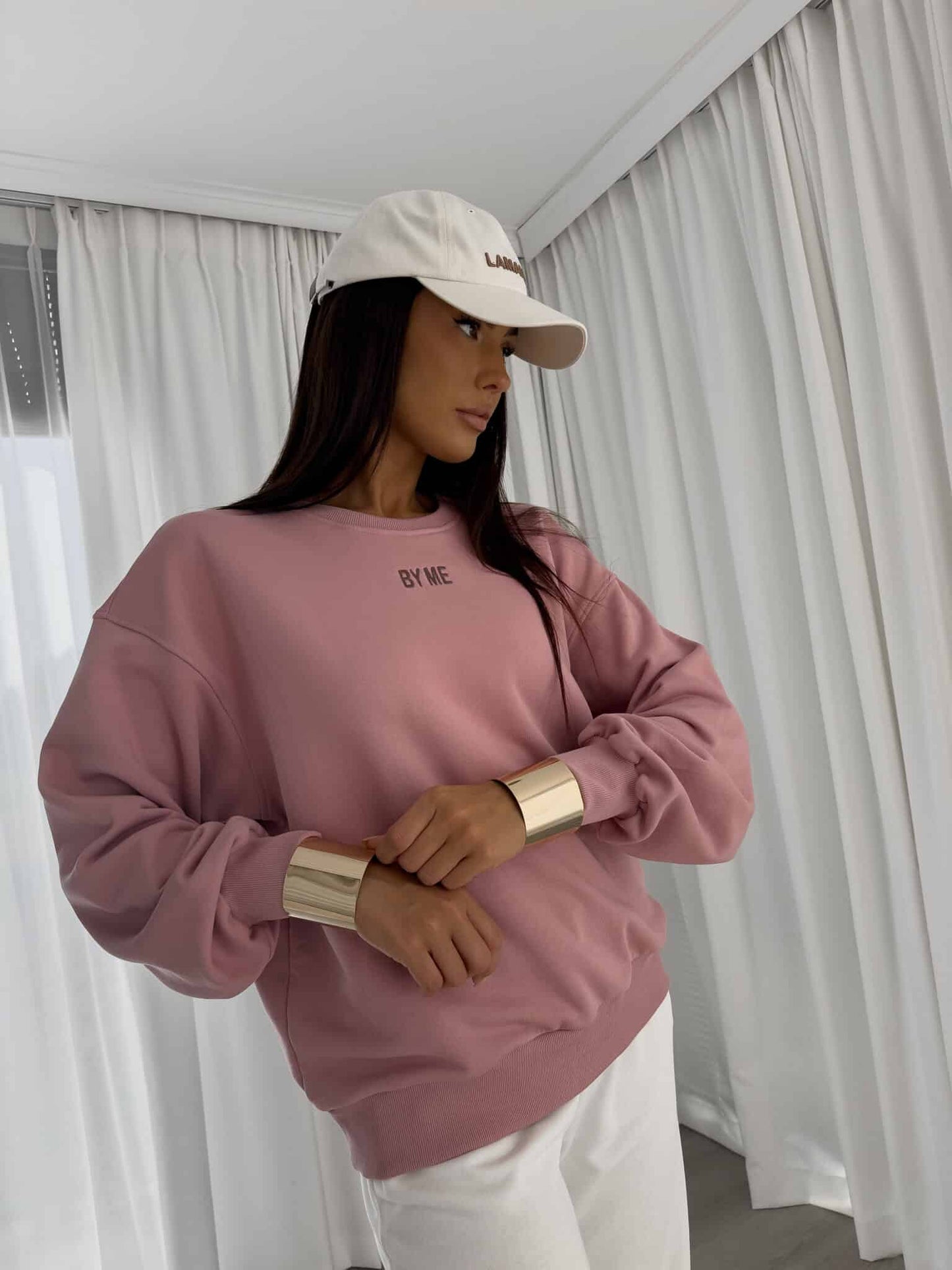 Sweatshirt COTTON - altrosa