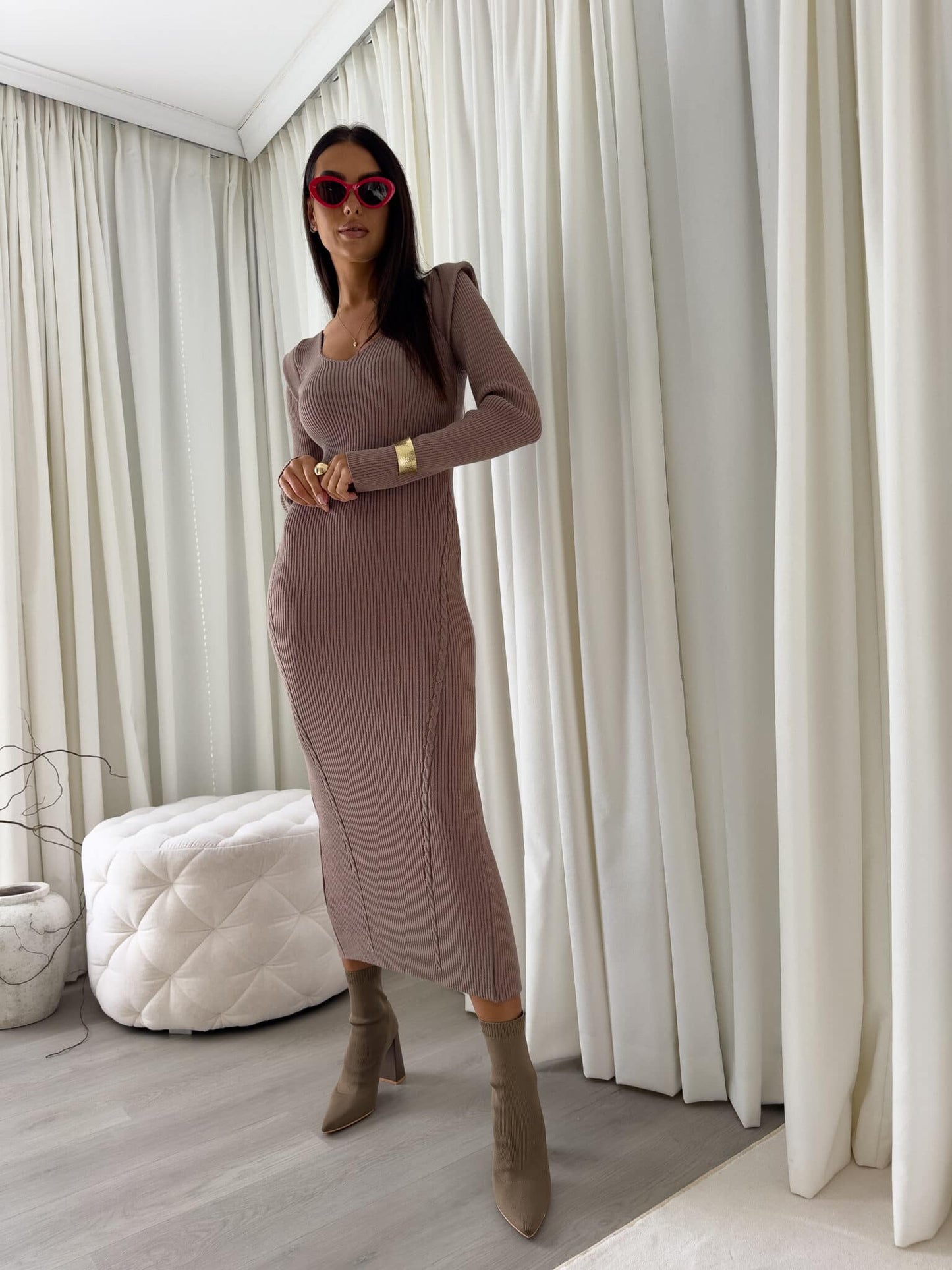 Kleid LORDIS - mokka