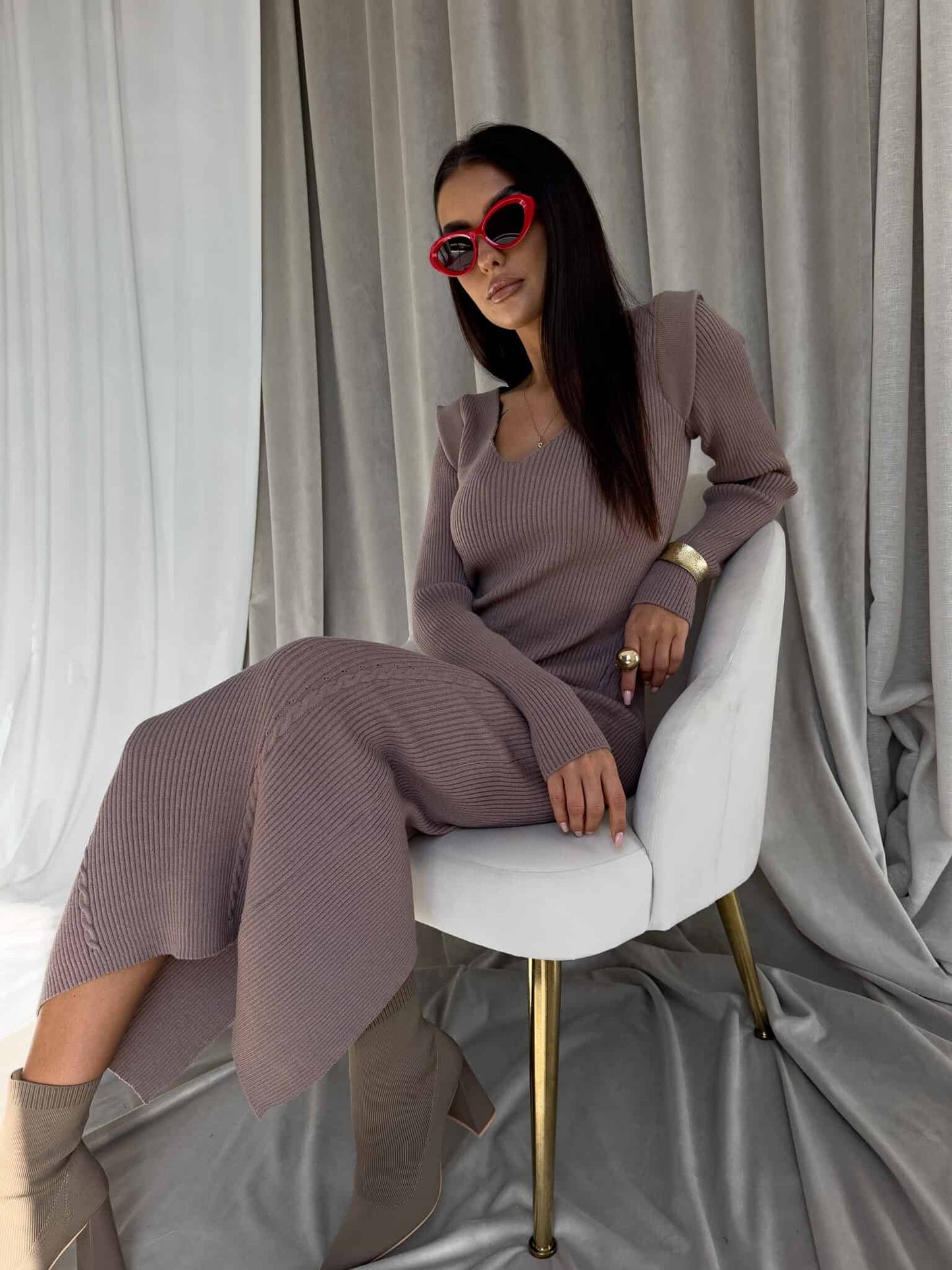 Kleid LORDIS - mokka