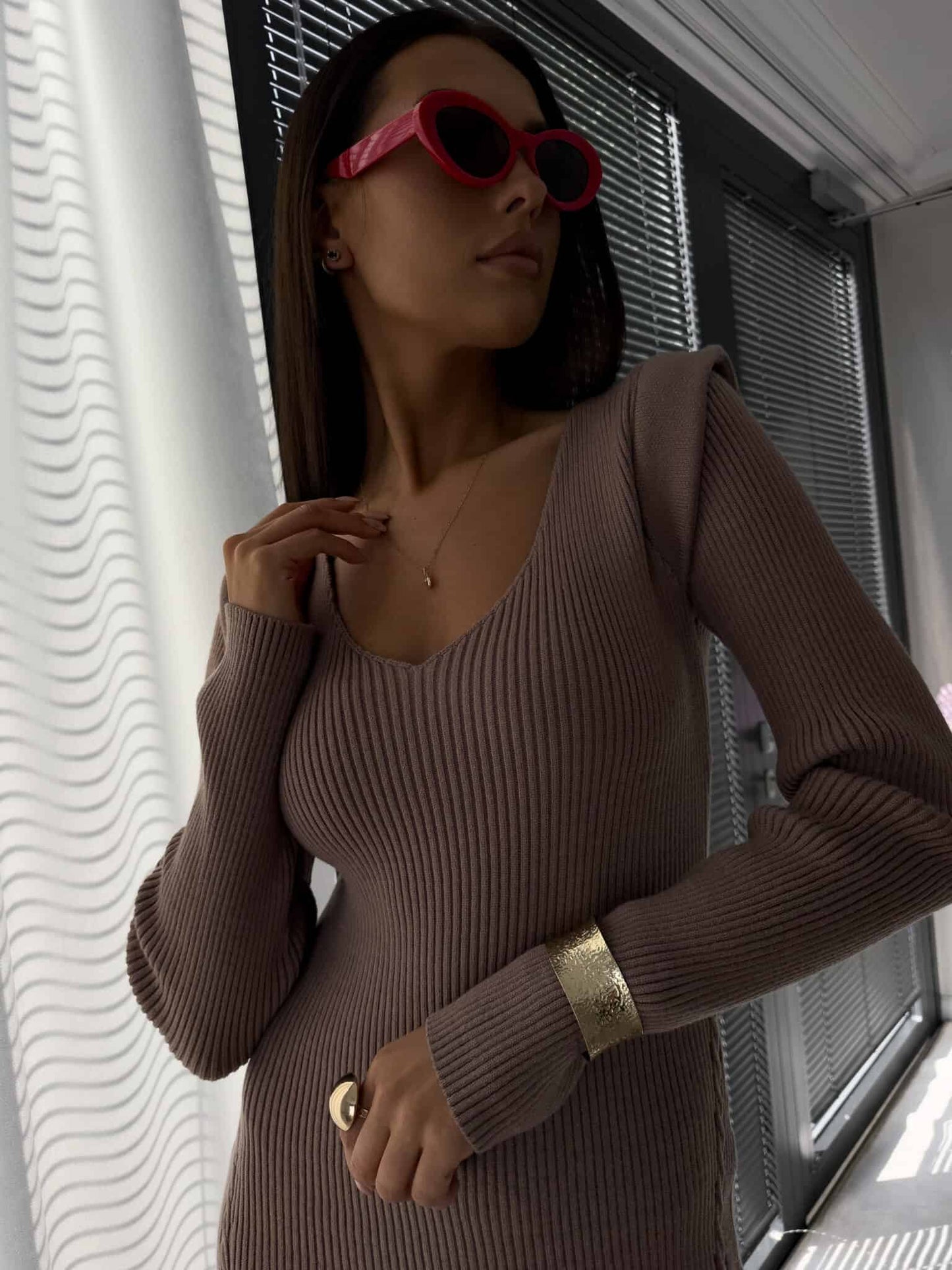 Kleid LORDIS - mokka