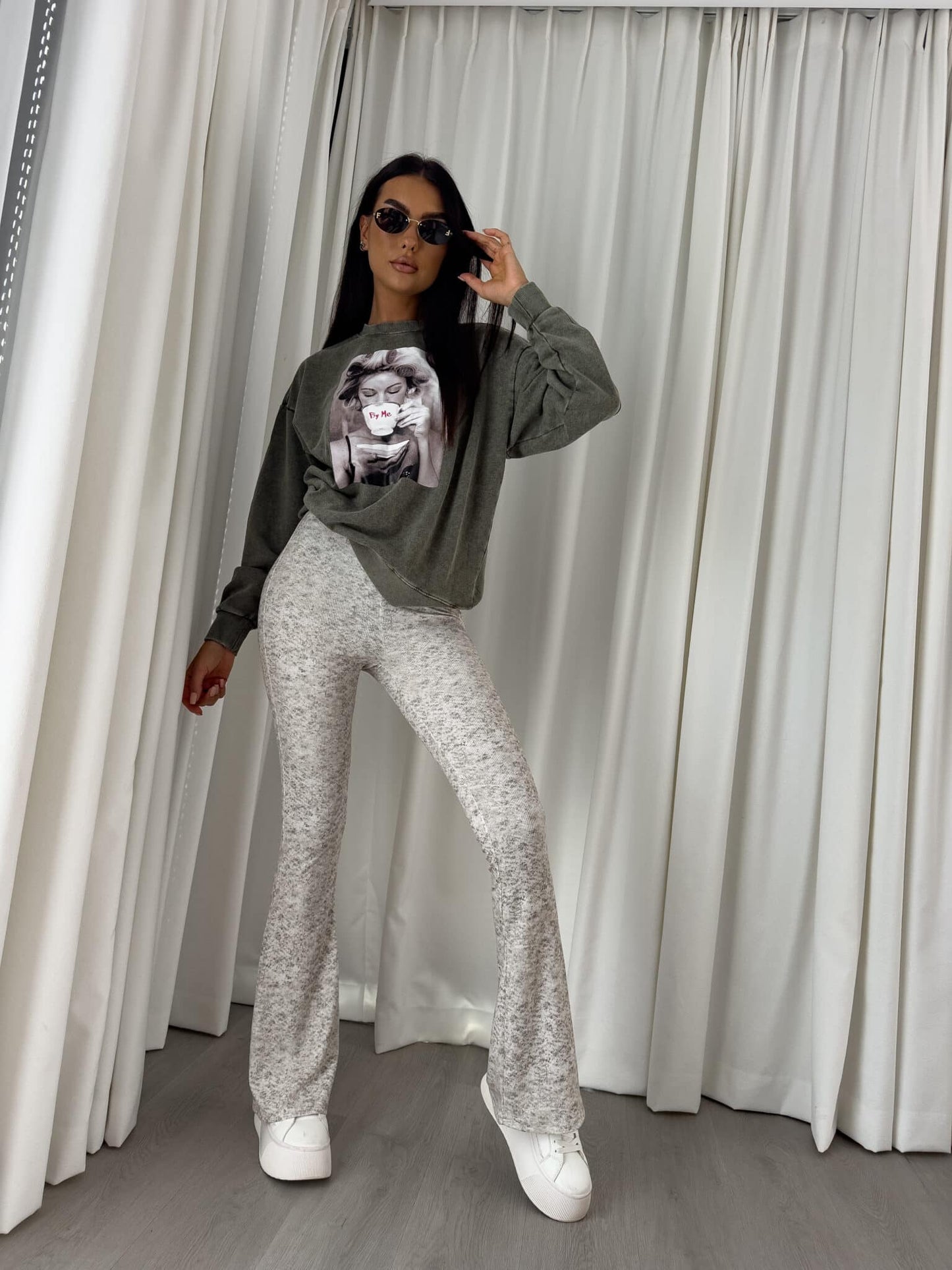 Sweatshirt ROLLER - khaki