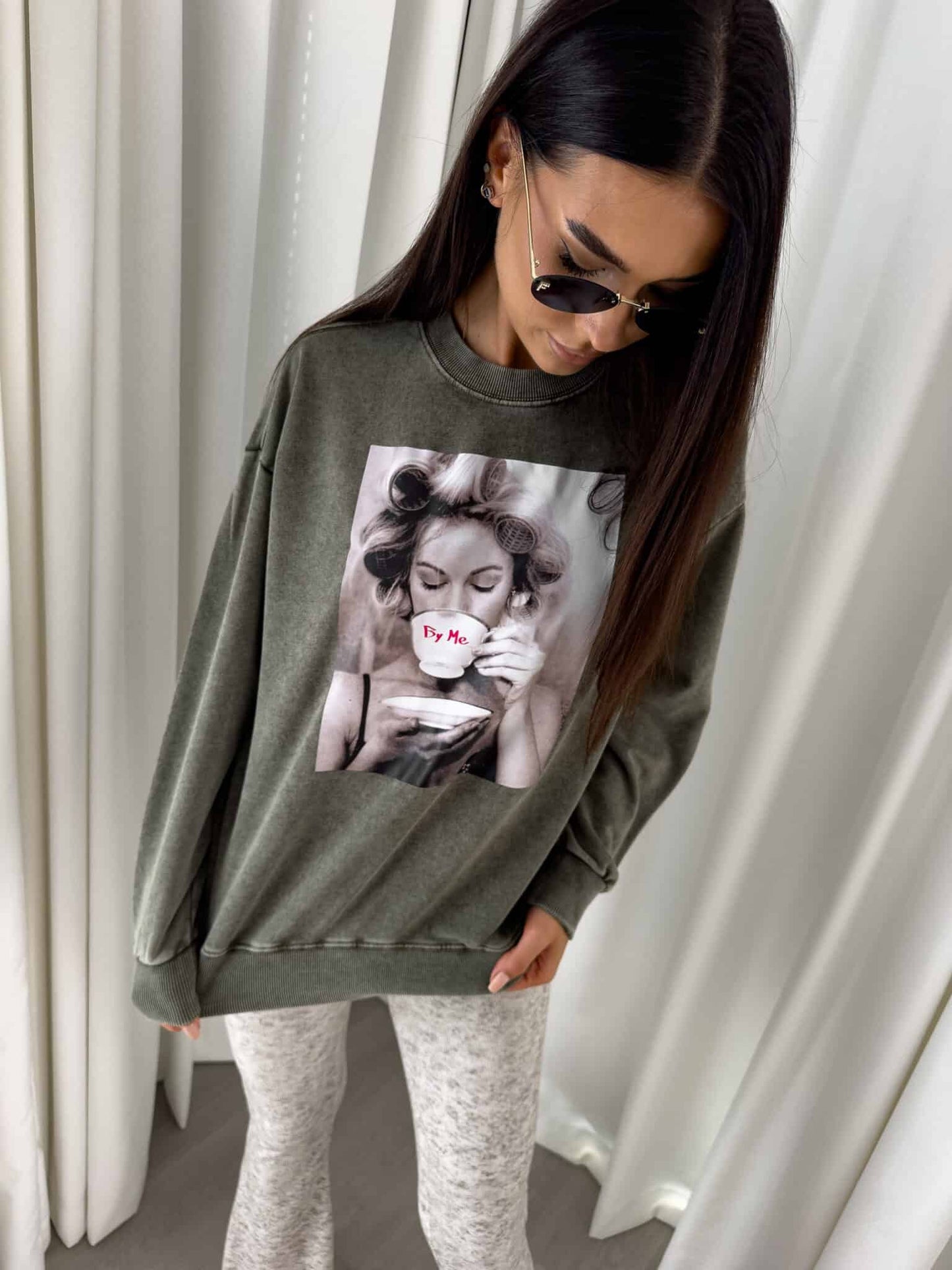 Sweatshirt ROLLER - khaki