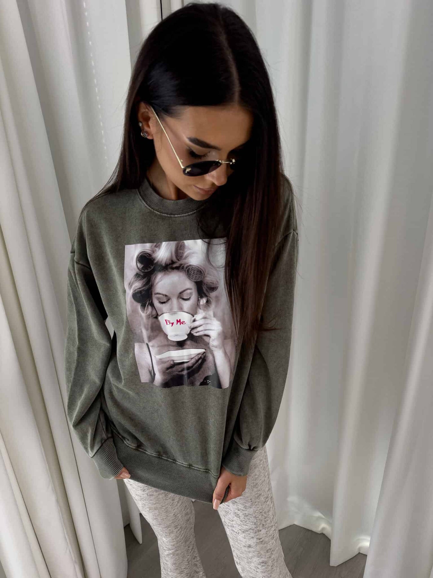 Sweatshirt ROLLER - khaki