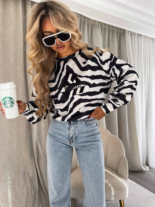 Sweatshirt LUXIT – Zebra