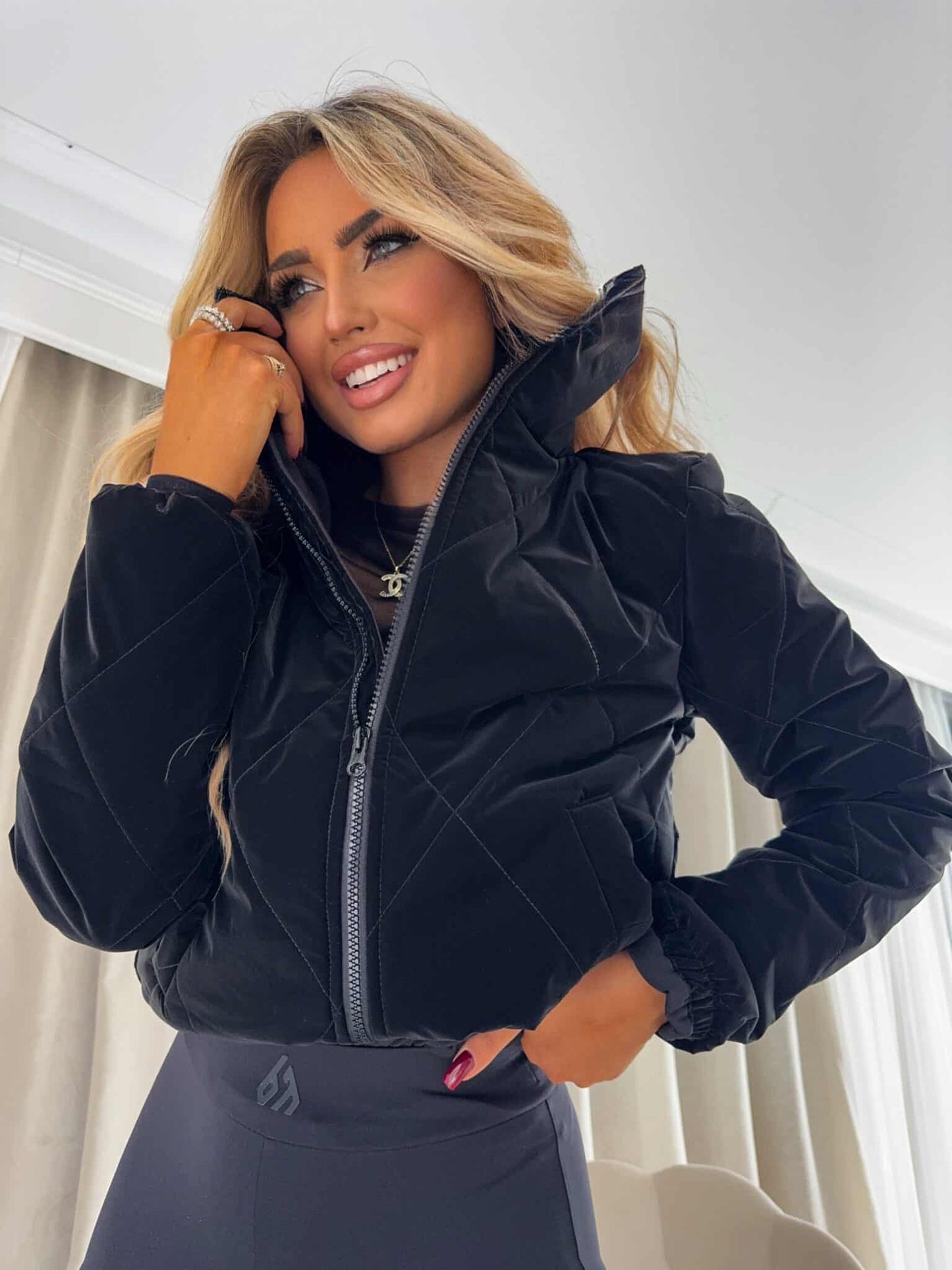 Jacke  VESTE II – schwarz- pink