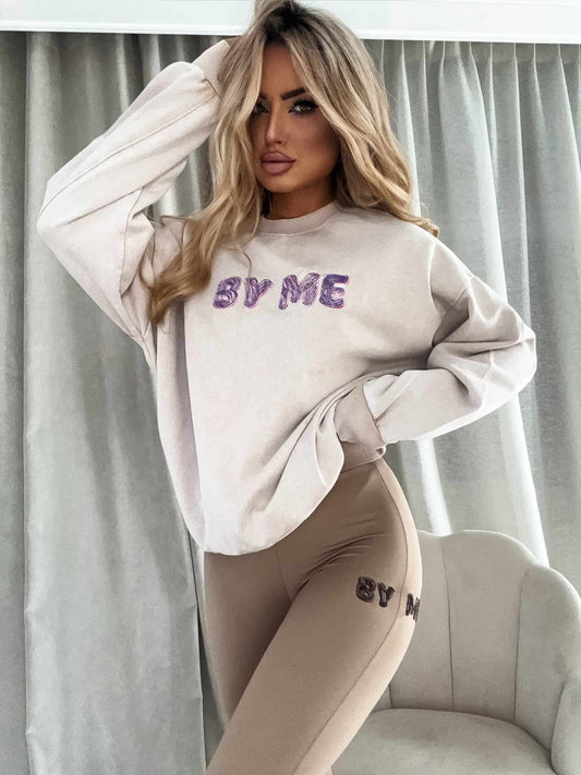 Sweatshirt POWER - hellbeige