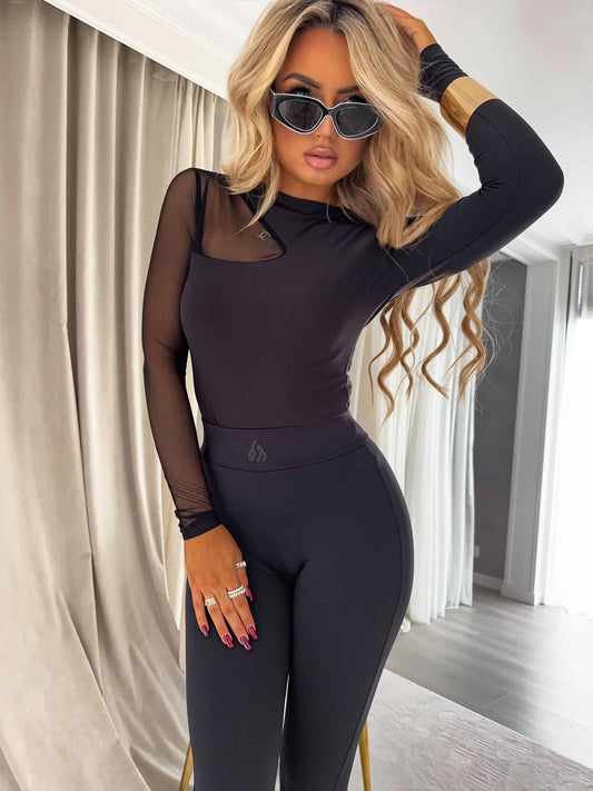 Damenbluse SUZI – schwarz