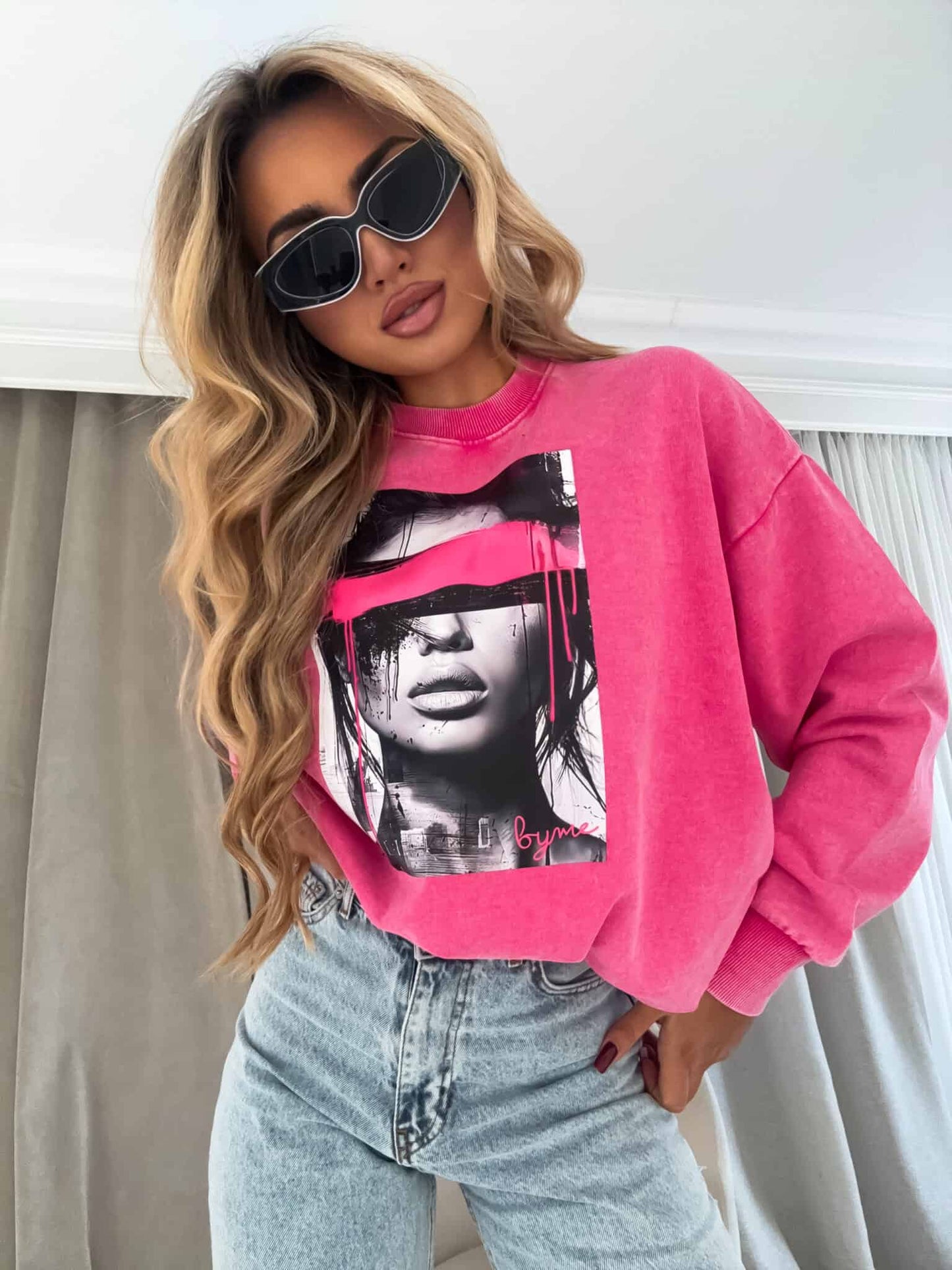 Sweatshirt LOCK - Rosa