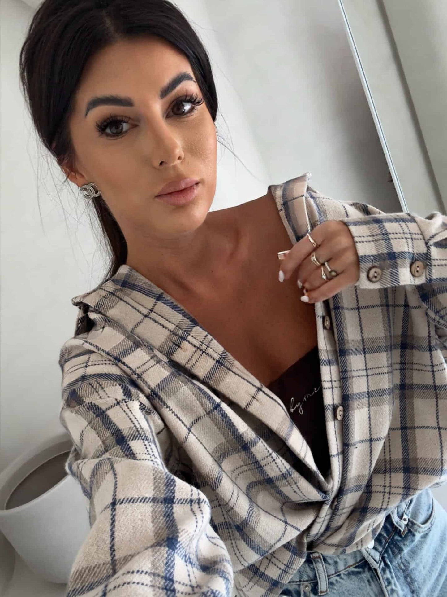 Damenbluse KRATA - beige