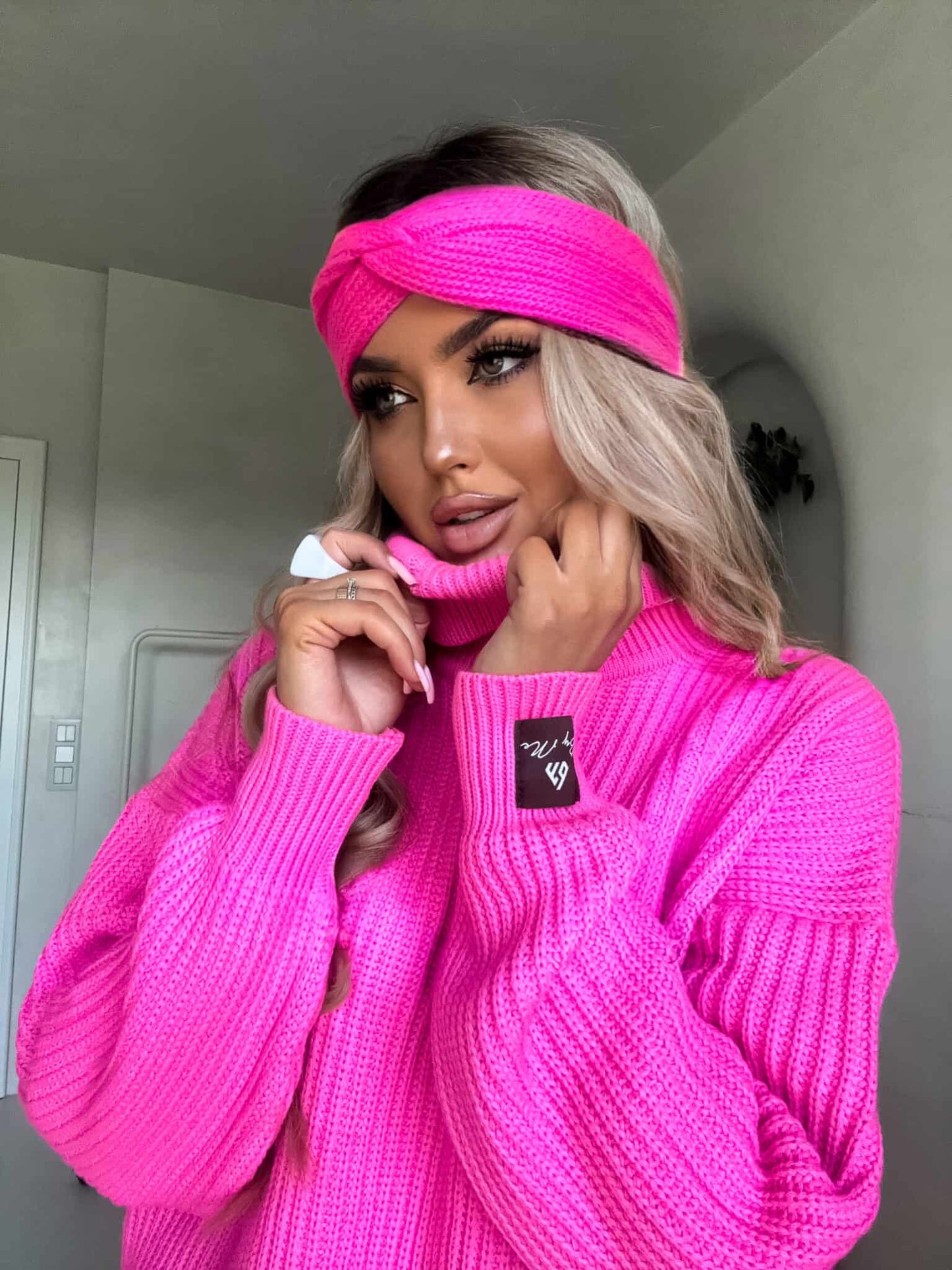 Stirnband CATI - neon pink