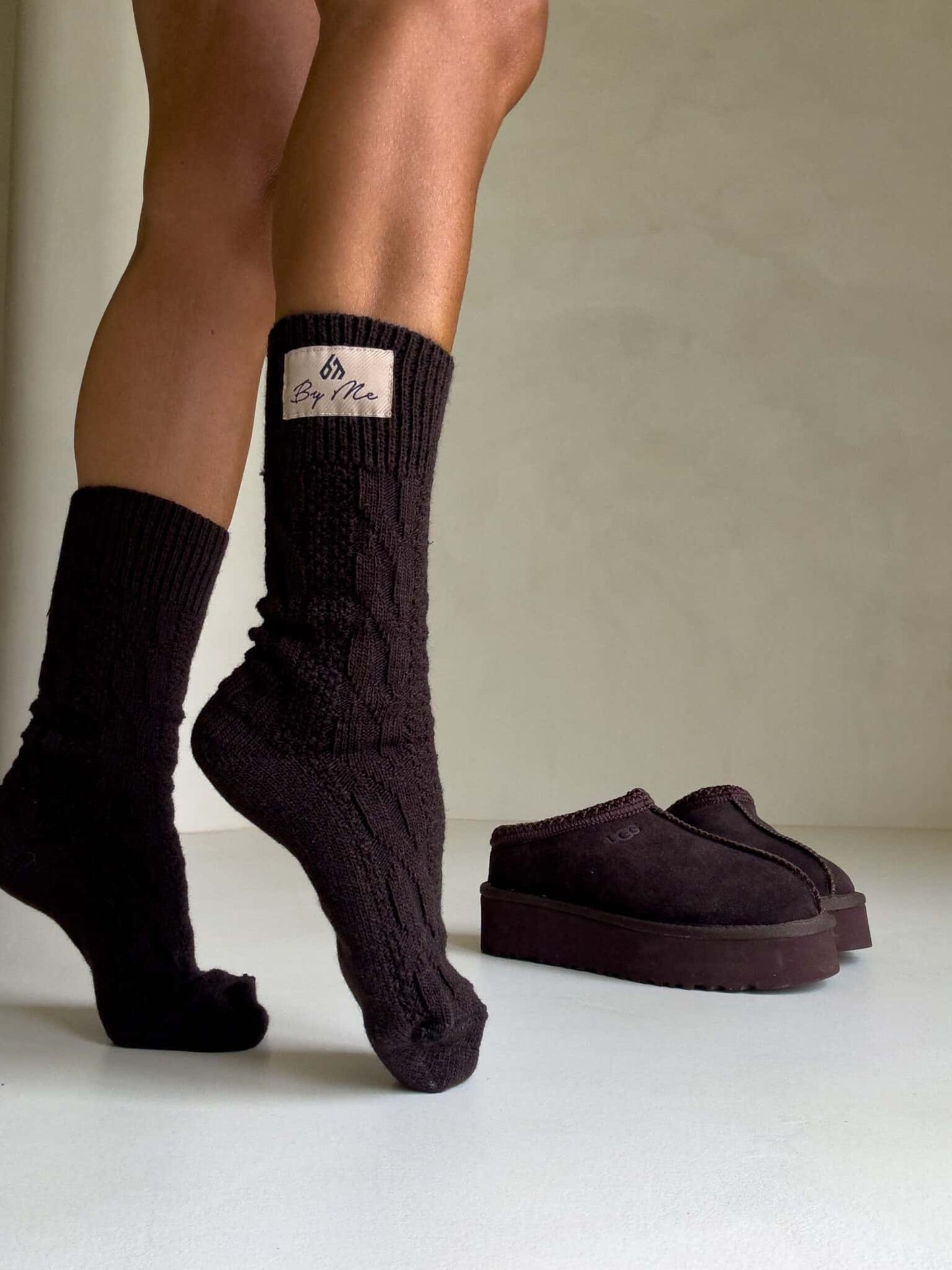 Socken WOOL – Schoko