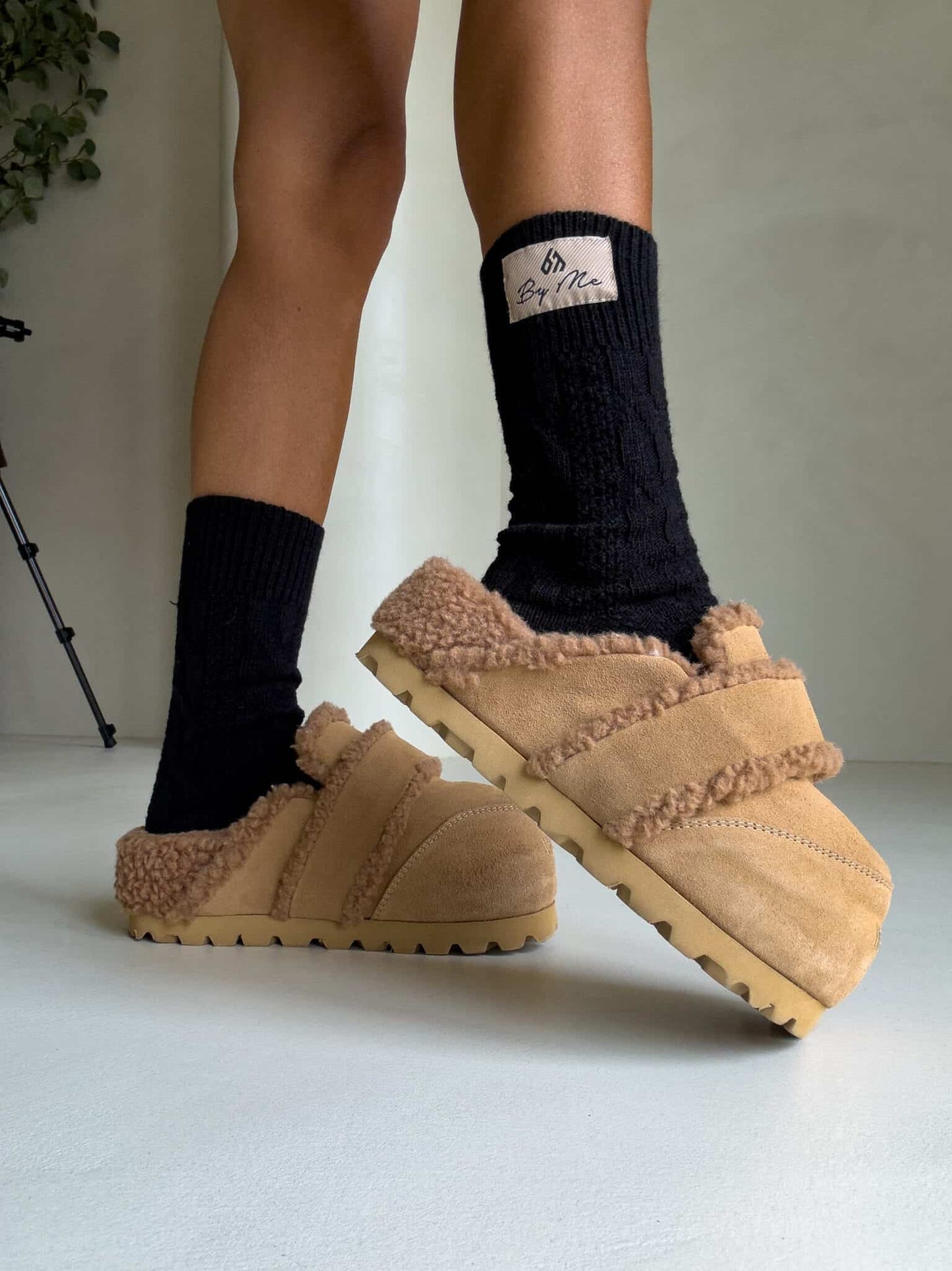 Socken WOOL – schwarz