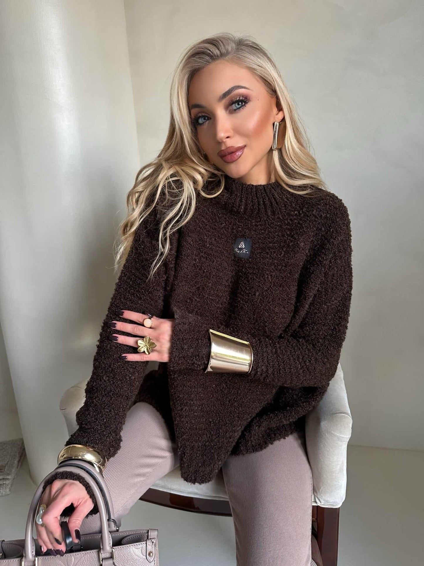 Pullover BUCLA – Schokobraun