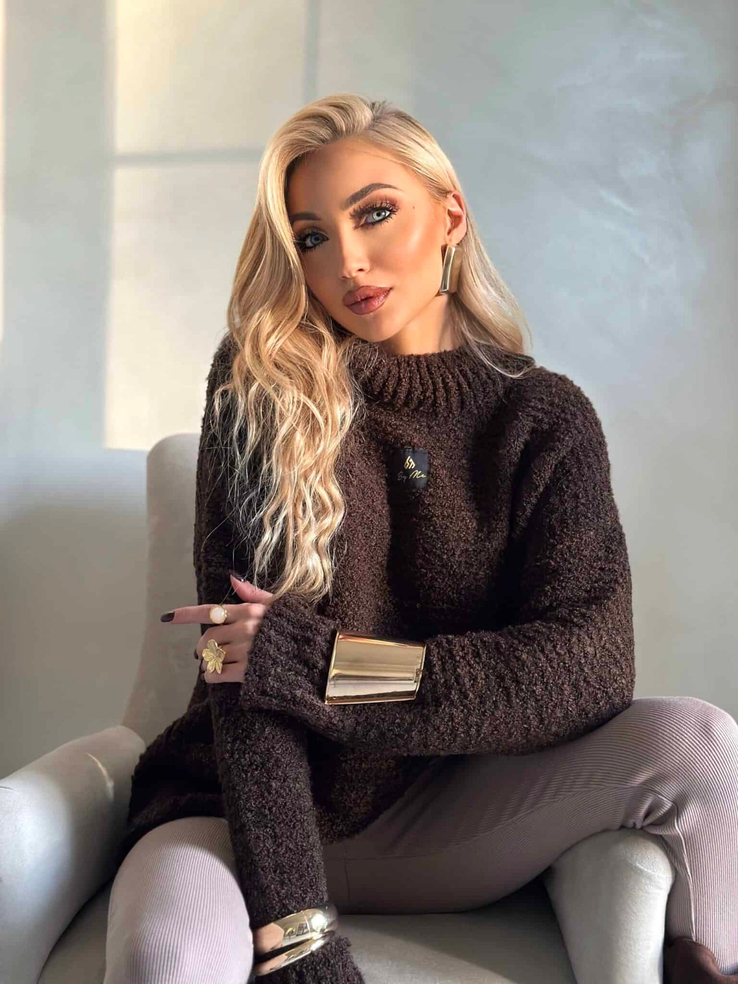 Pullover BUCLA – Schokobraun