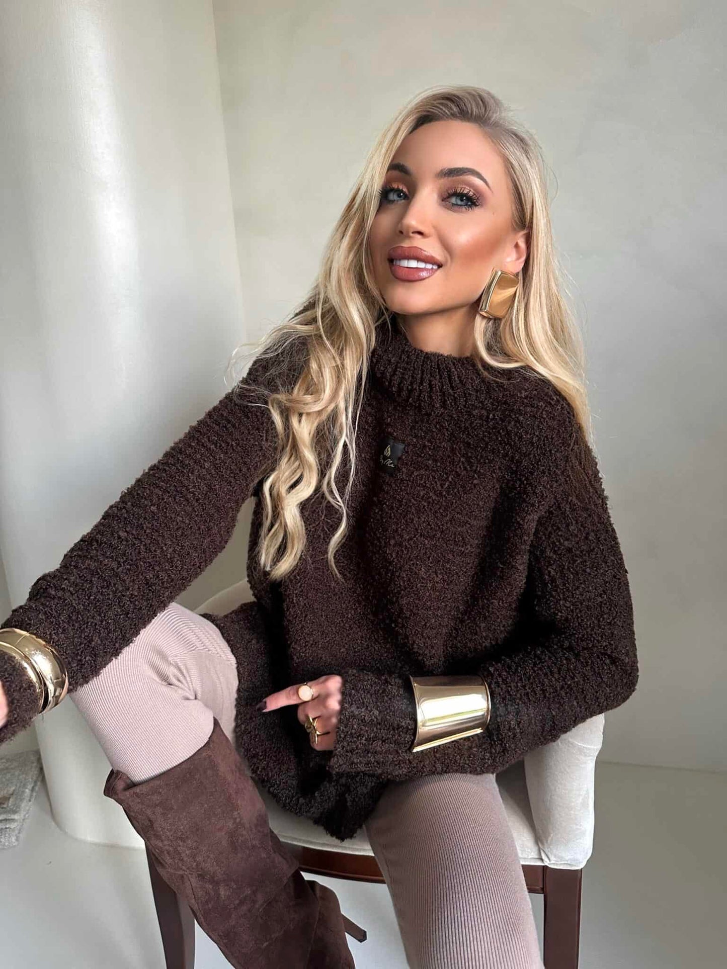 Pullover BUCLA – Schokobraun