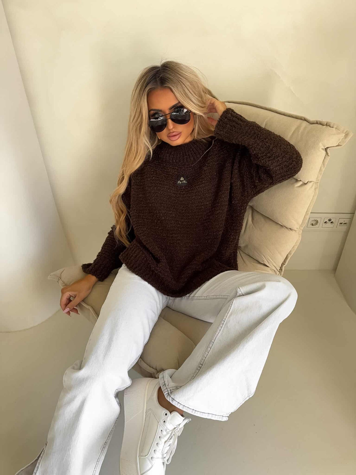 Pullover BUCLA – Schokobraun