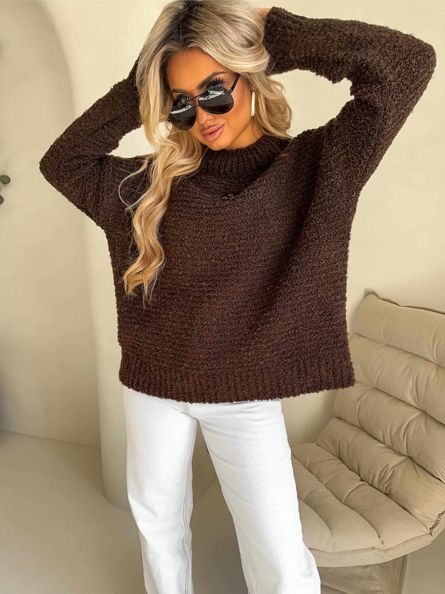 Pullover BUCLA – Schokobraun