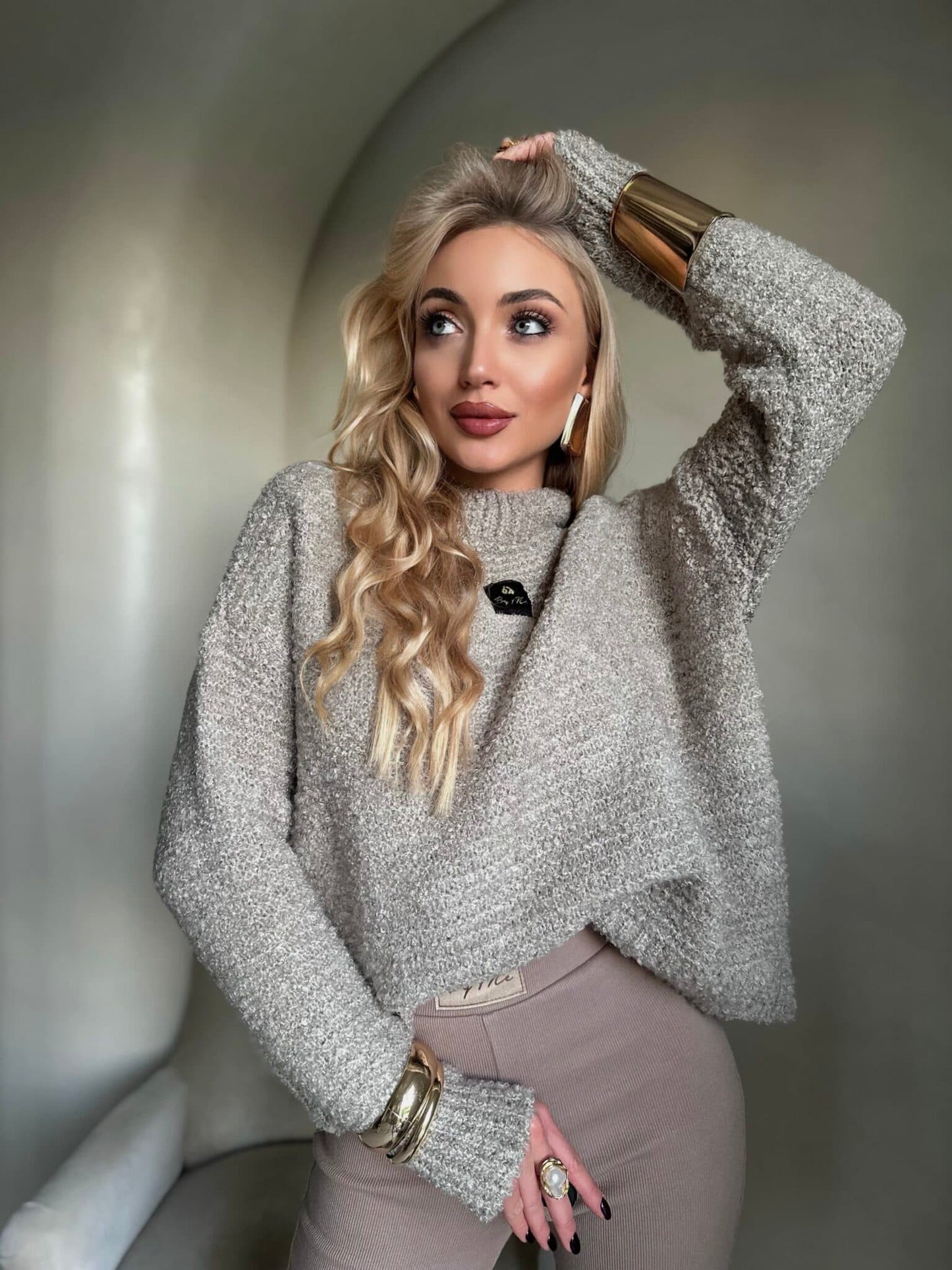 Pullover BUCLA – beige