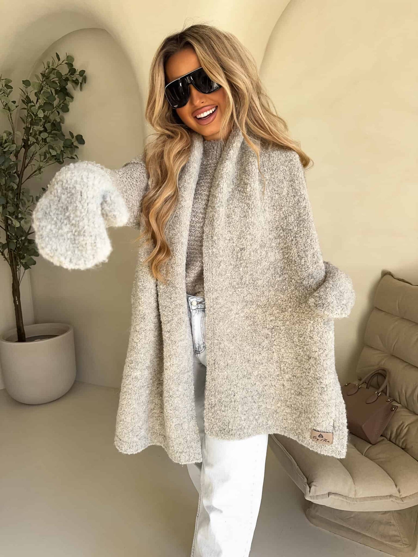 SET FROST SCHAL + HANDSCHUHE– BEIGE