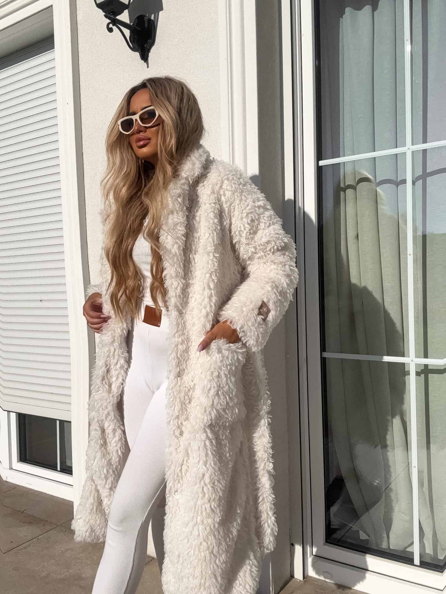 Mantel FUR By Me– ecru