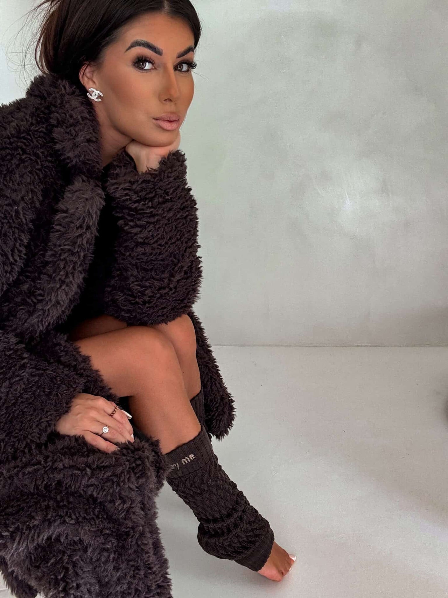 Mantel FUR – SCHOKOBRAUN