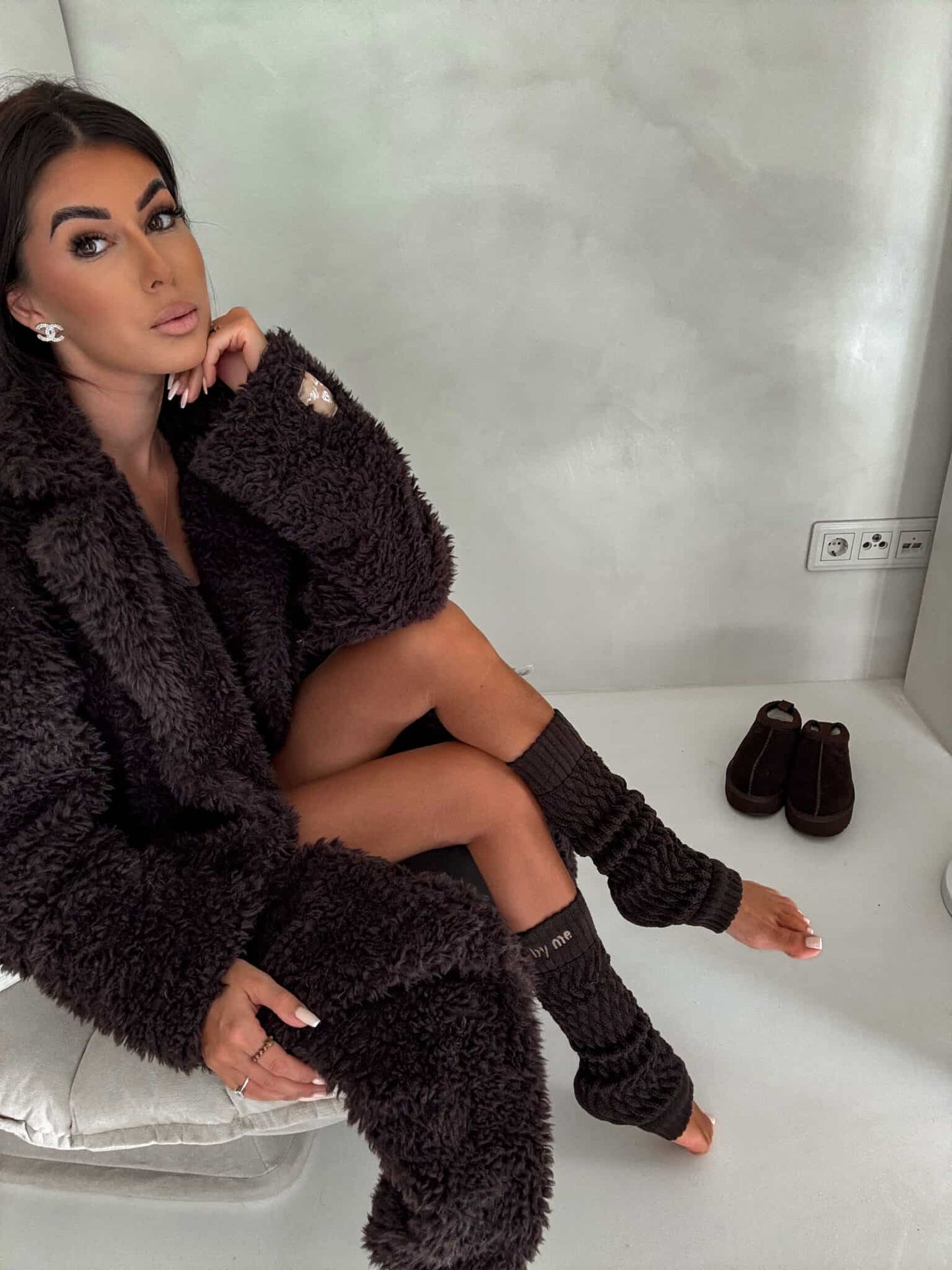 Mantel FUR – SCHOKOBRAUN