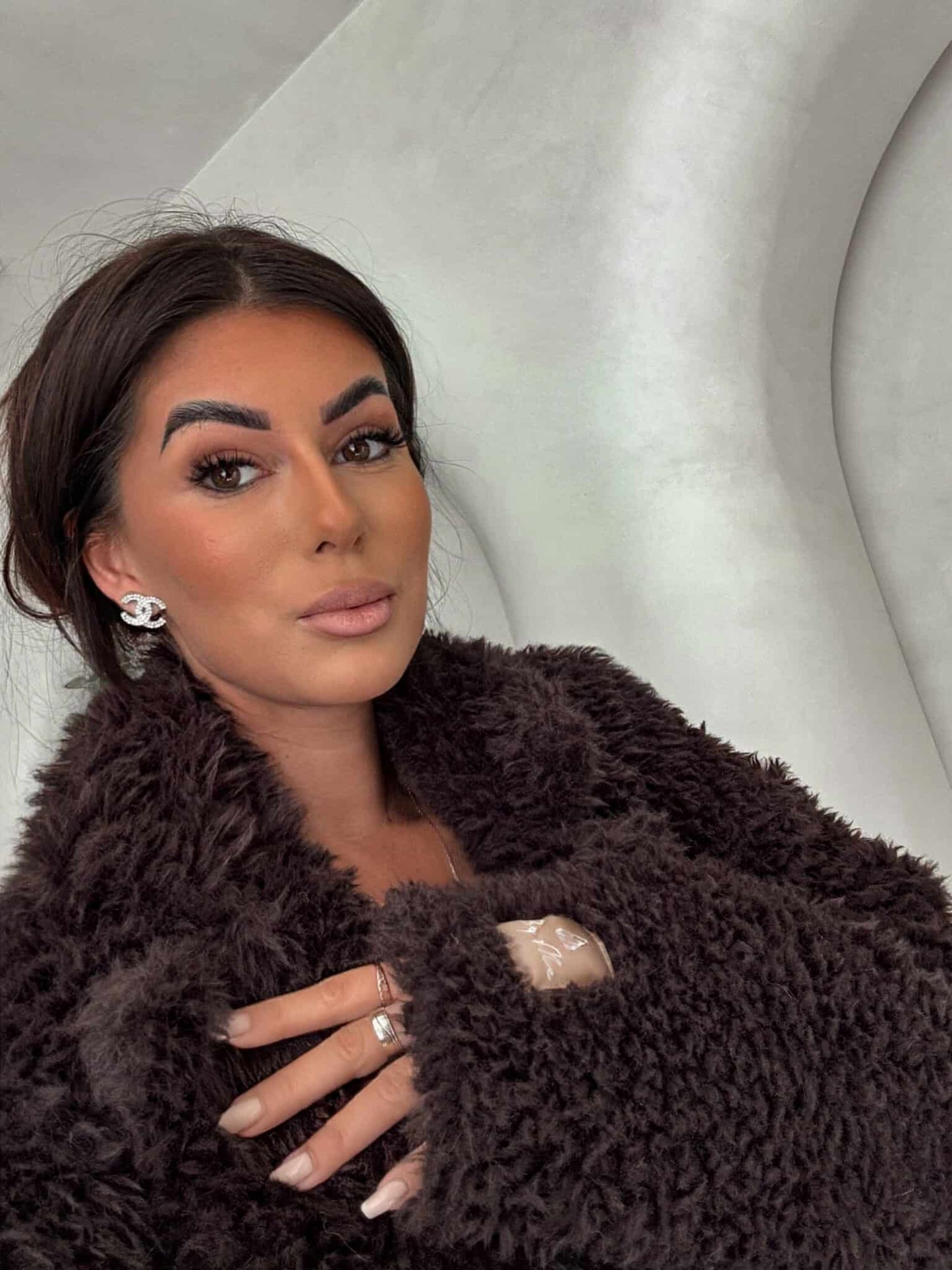 Mantel FUR – SCHOKOBRAUN