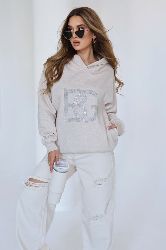 SWEATSHIRT BG DIAMOND | BEIGE