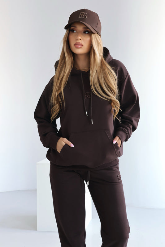 SWEATSHIRT BG KANGOO | DUNKELBRAUN